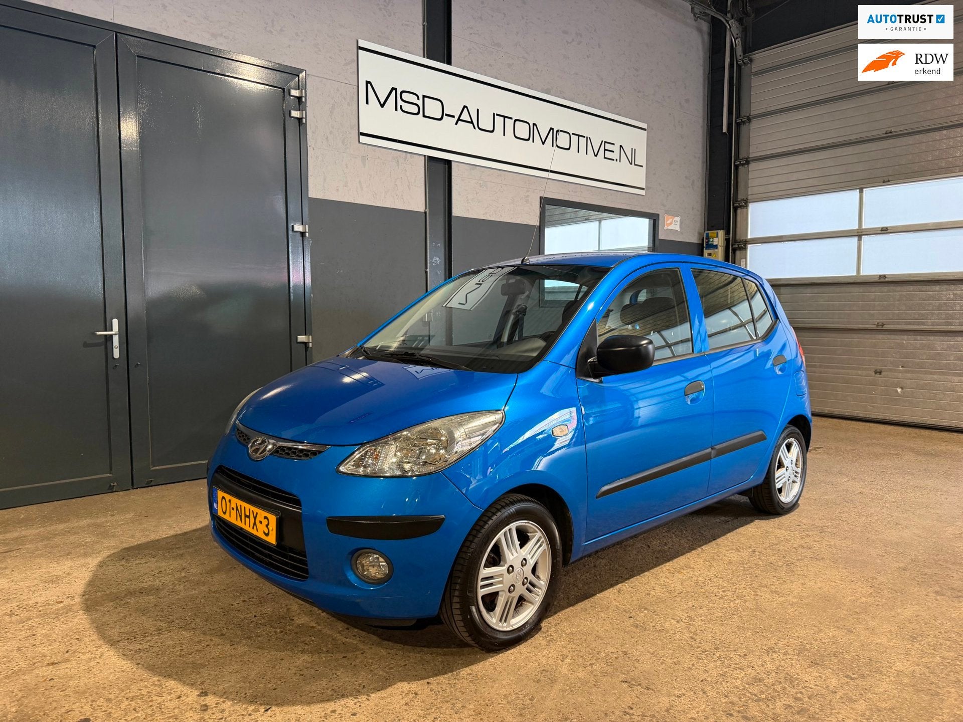 Hyundai I10 1.1 Active Orange Babies Airco Nieuwe APK 07-202, Gebruikt, 4 cilinders, Origineel Nederlands, Bedrijf