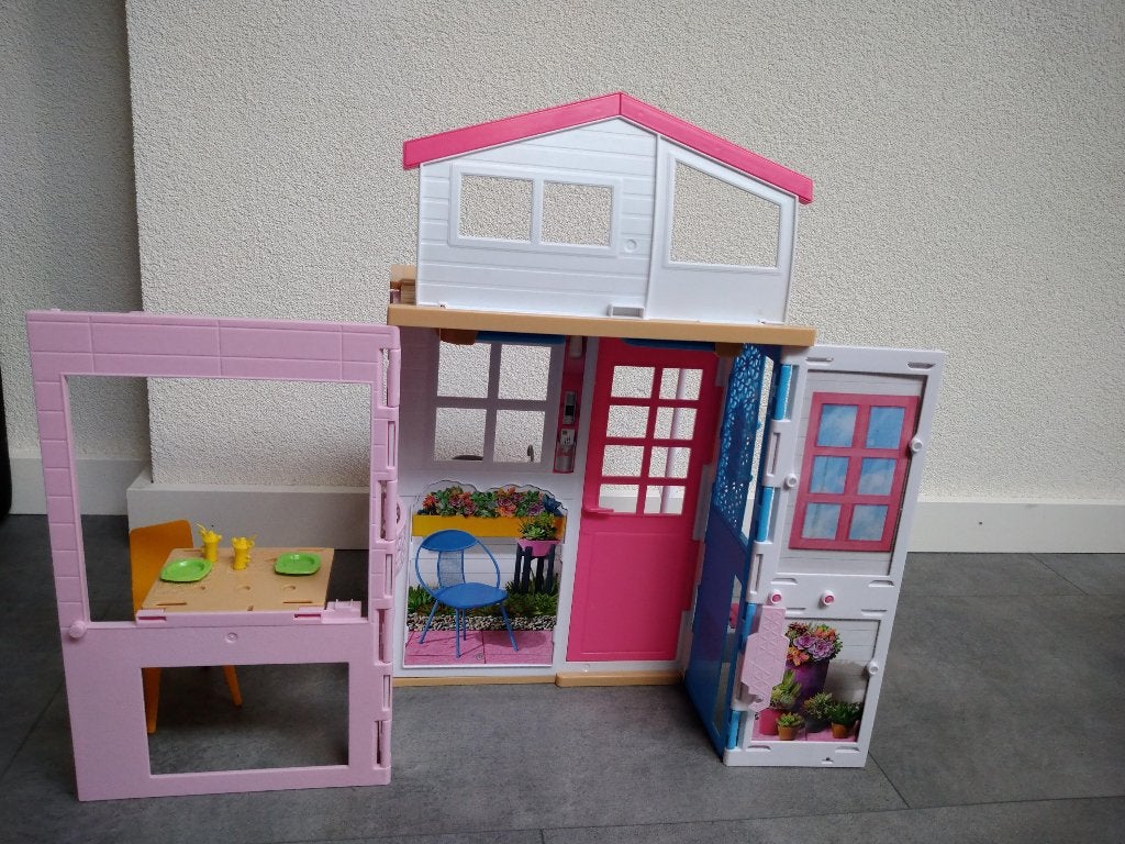 Barbie Droomhuis Speelset - Compleet, Ophalen of Verzenden, Zo goed als nieuw, Poppenhuis