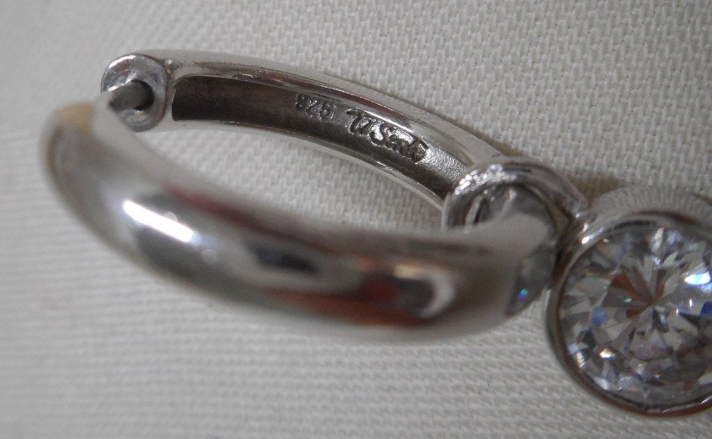 Zilveren Ti Sento oorringen met hangers nr.1428, Hangers, Verzenden, Zo goed als nieuw, Zilver