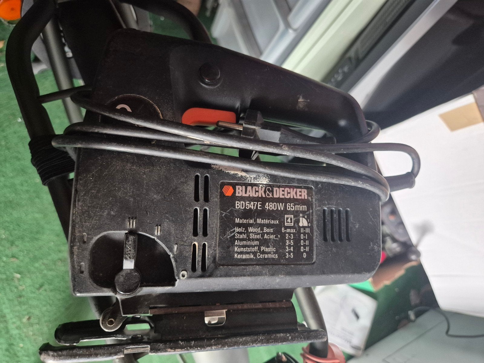 Black & Decker BD547E Decoupeerzaag 480W 65mm, Gebruikt, Decoupeerzaag, Ophalen of Verzenden, Black & Decker