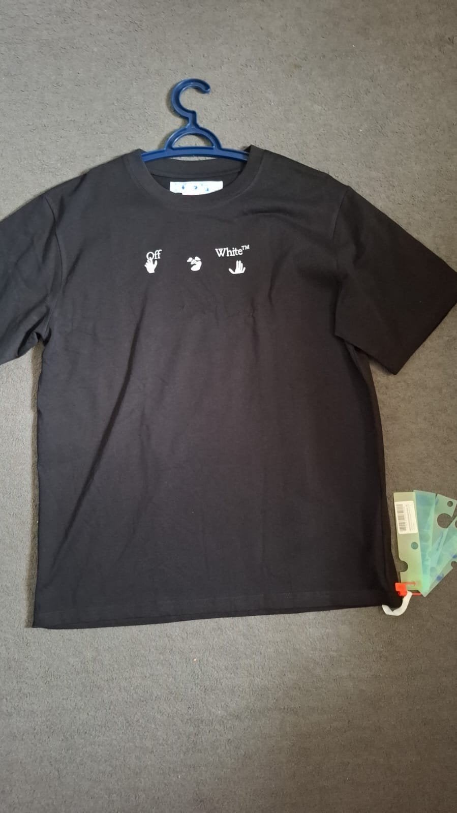 Off-White "Dripping Arrow" T-shirt Zwart - Maat XL, Ophalen of Verzenden, Nieuw, Maat 56/58 (XL), Zwart