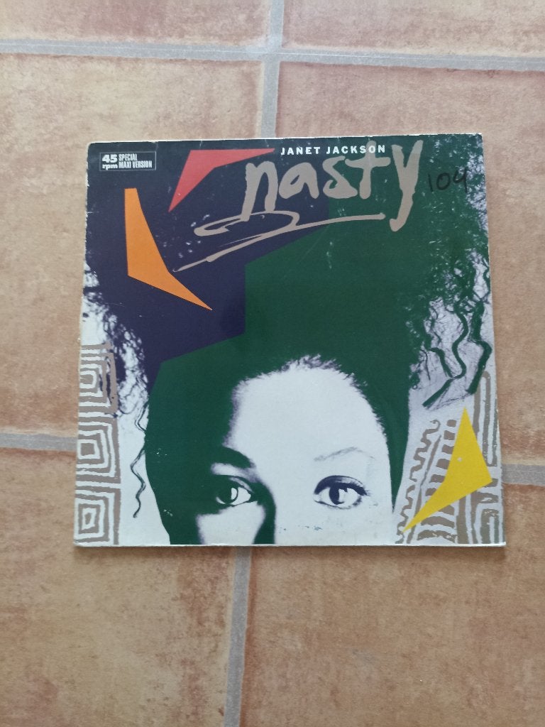 12'' Janet Jackson - Nasty, Ophalen of Verzenden, Gebruikt, 12 inch