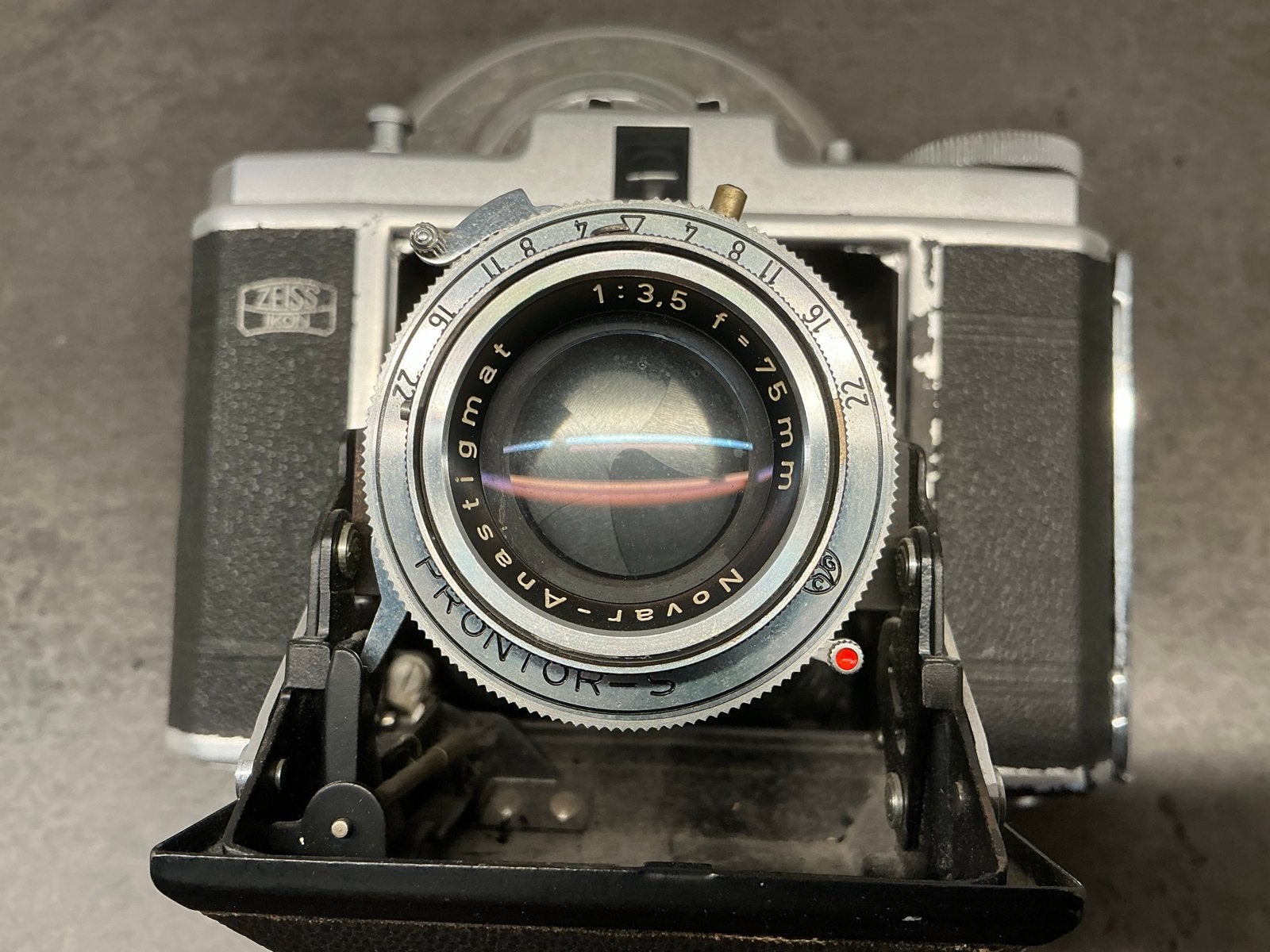 Zeiss Ikon balgcamera - Vintage camera, Ophalen, Gebruikt, Compact, Overige Merken