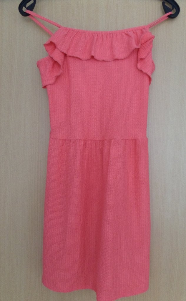 NIEUW: Koraalroze zomerjurk van de Hema maat 158/164, Kinderen en Baby's, Kinderkleding | Maat 158, Ophalen of Verzenden, Nieuw