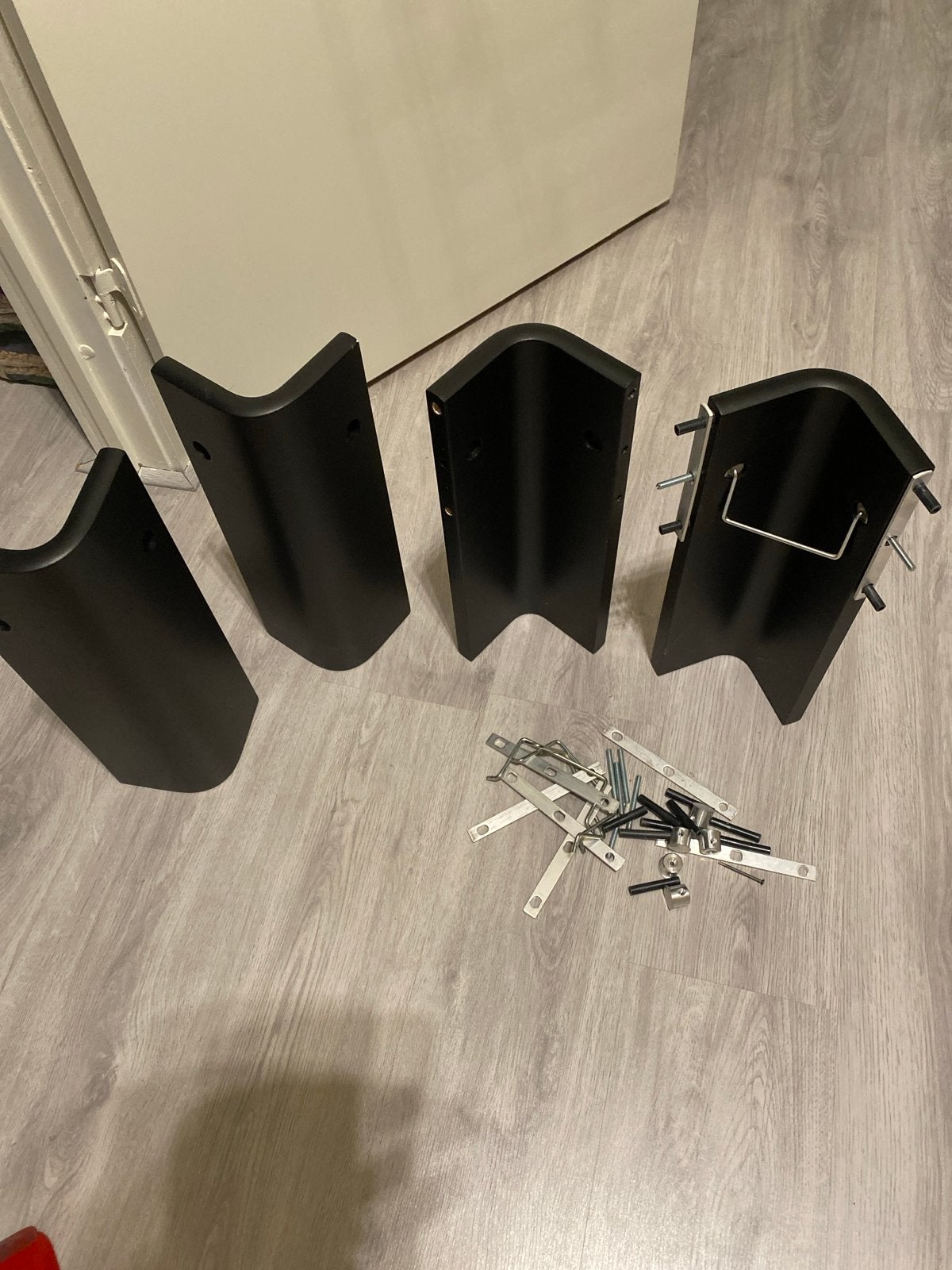 4 nieuwe zwarte Auping Auronde poten 41 cm, Ophalen of Verzenden, Nieuw, Tweepersoons