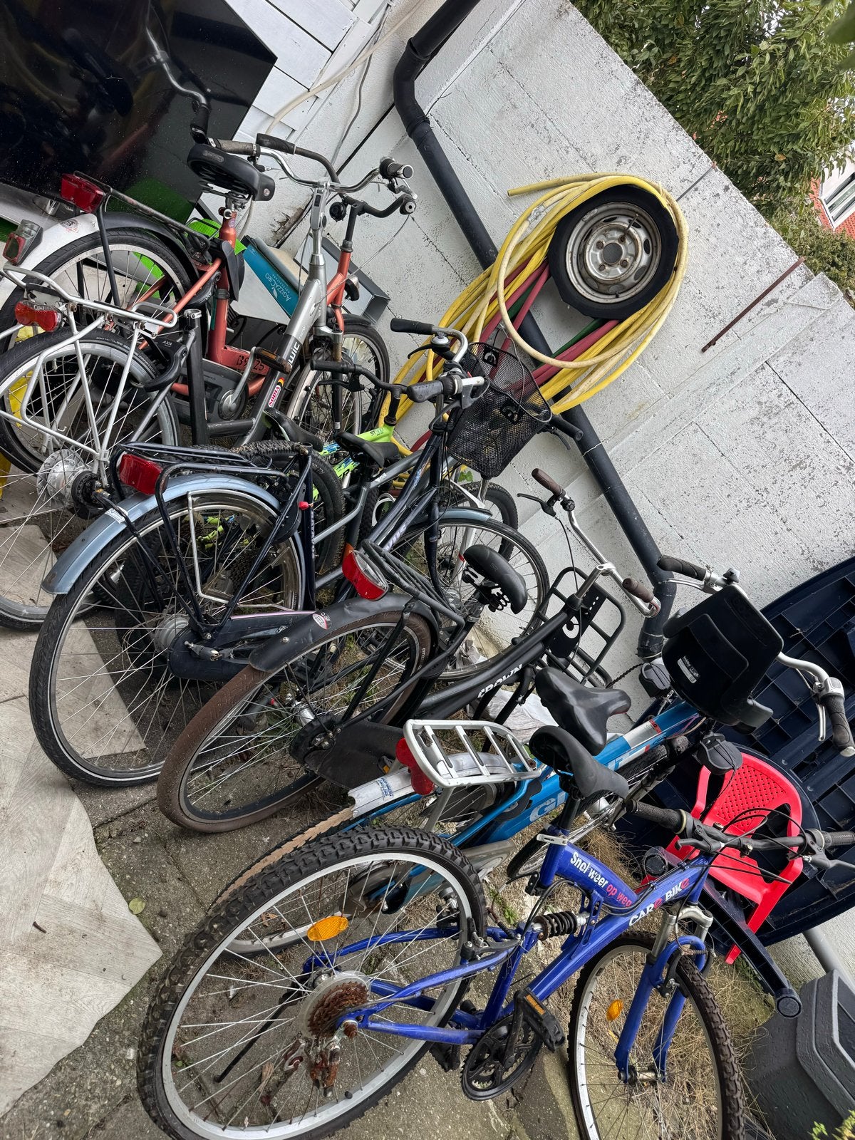 Partij van 8 fietsen voor onderdelen of opknapbeurt, Fietsen en Brommers, Ophalen, Gebruikt, Overige merken