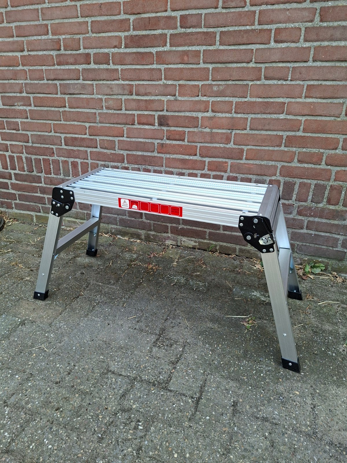 Aluminium workplatform opvouwbaar., Ophalen, Nieuw