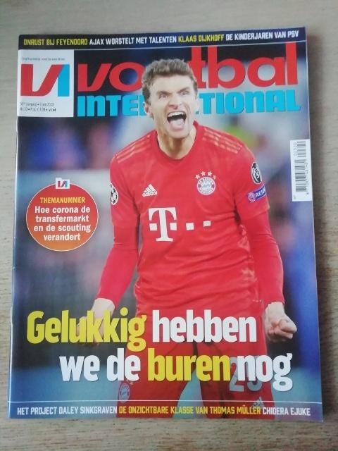 Voetbal International, 55e jaargang, nr. 23, 2020, Ophalen, Gebruikt, Overige binnenlandse clubs, Boek of Tijdschrift