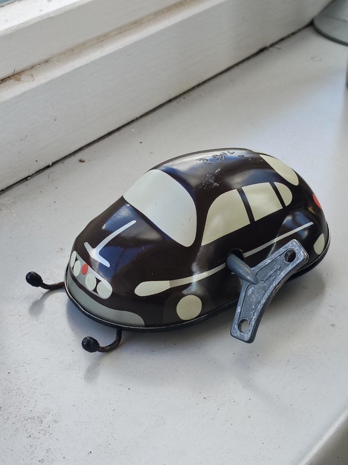 Vintage Opwindbaar Blikken Speelgoed Auto, Ophalen, Gebruikt, Afstandsbediening
