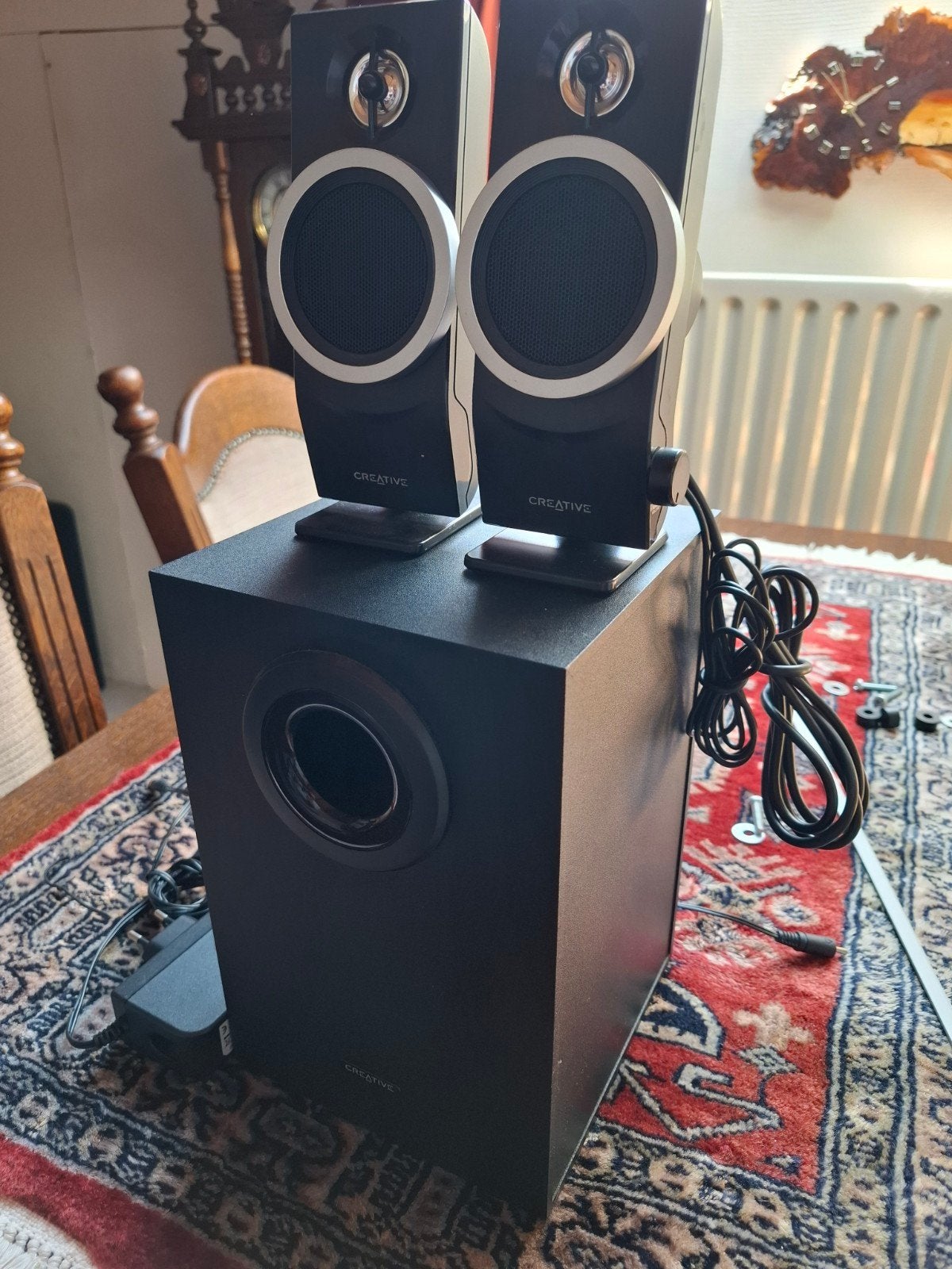 Creative 2.1 PC Luidsprekers - Werkt nog prima, Computers en Software, Pc speakers, Ophalen, Gebruikt, Audiokanaal 2.1, Creatieve