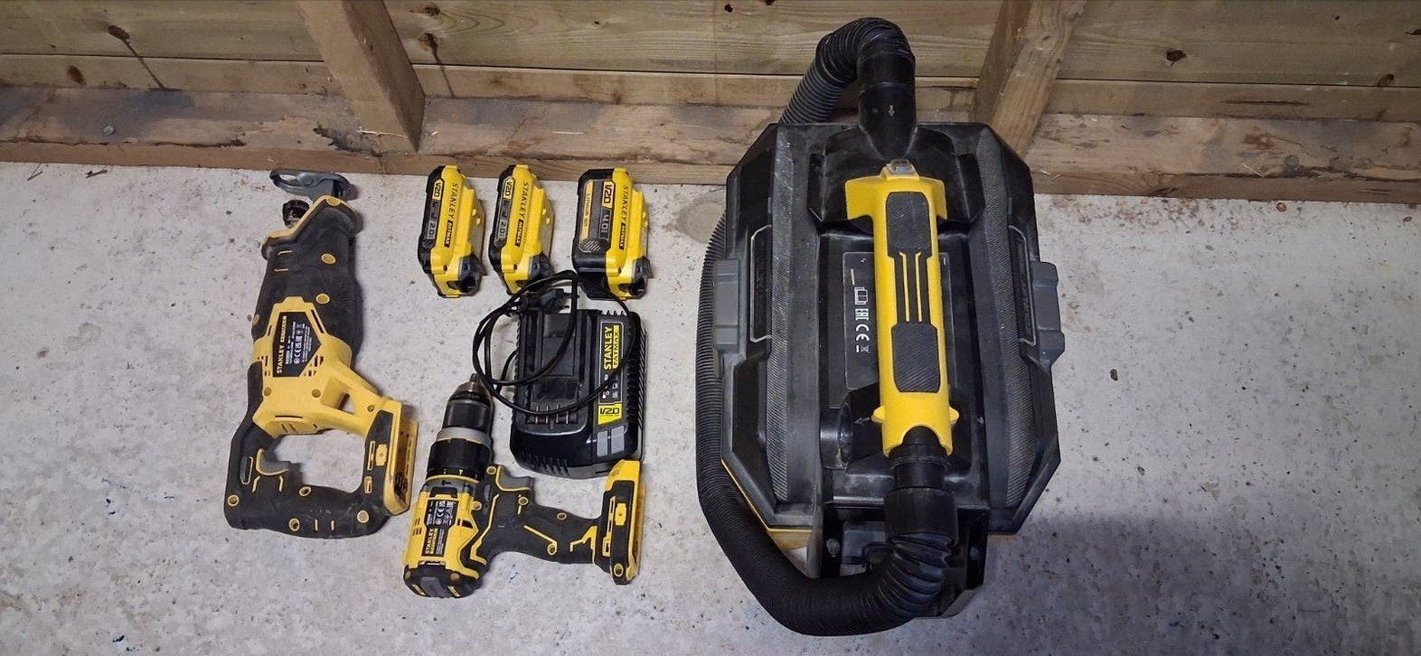 Stanley Fatmax v20 Gereedschapset, Ophalen of Verzenden, Gebruikt, 600 watt of meer, Overige typen