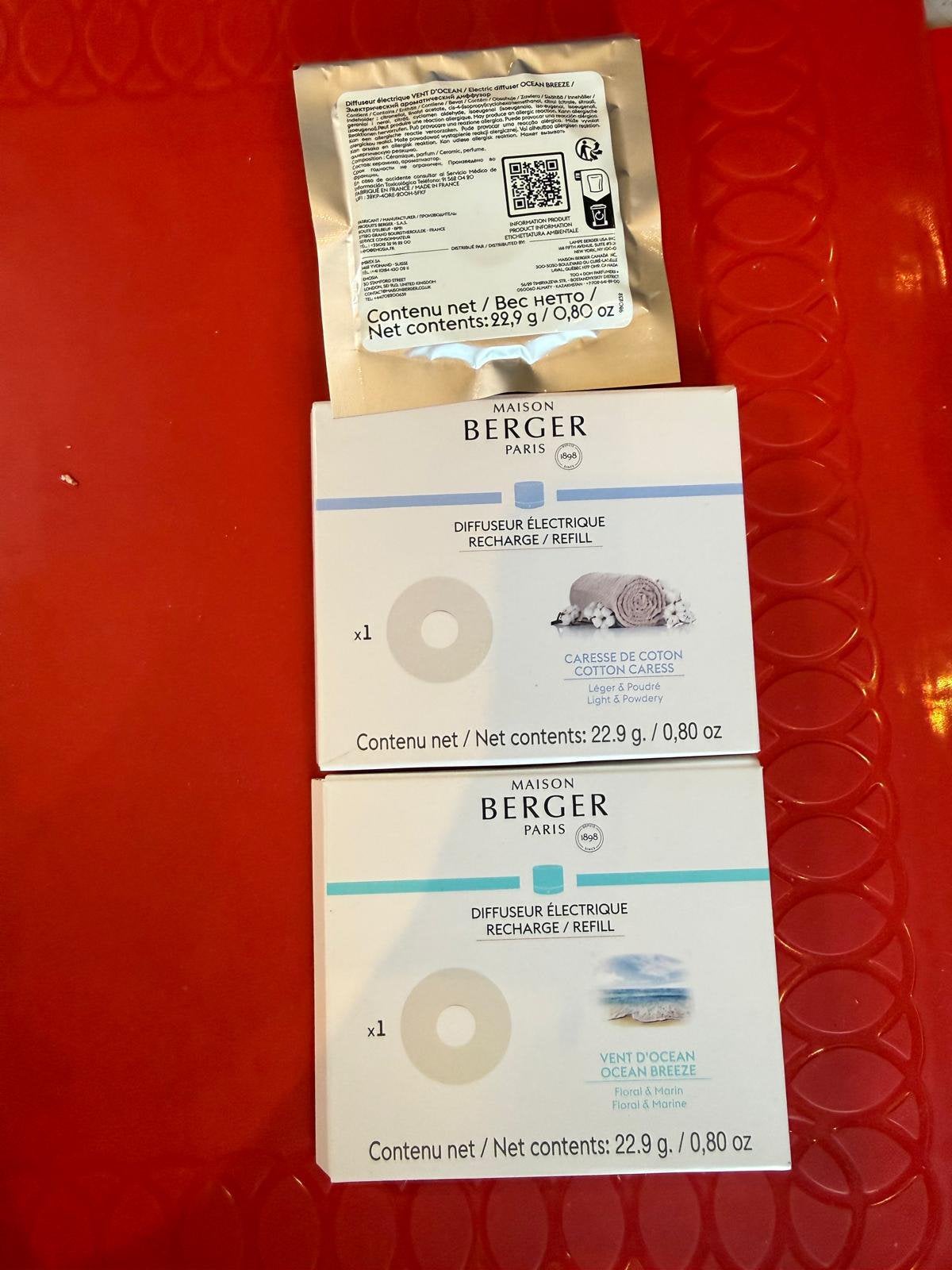 Maison Berger Paris Elektrische Diffuser Navulling 3 stuks, Ophalen of Verzenden, Nieuw