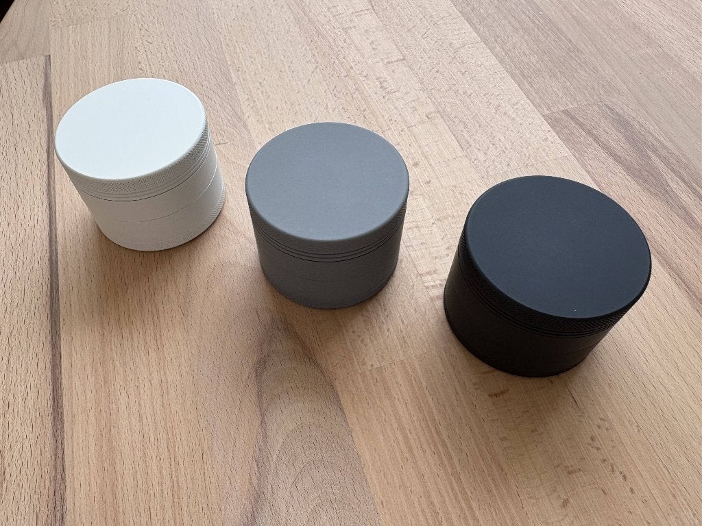 Aluminium grinder magnetisch 65 mm, 4-delig — nieuw, Ophalen of Verzenden, Nieuw