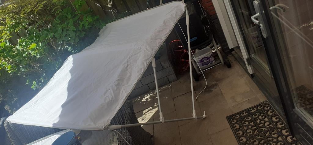 Talamax Bimini Zonnescherm met Opberghoes - 180x146x105cm, Ophalen