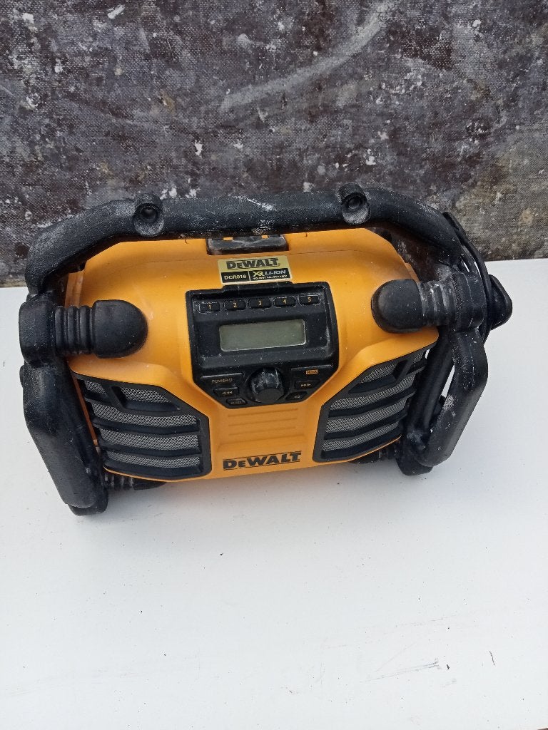 DeWalt radio, Ophalen, Gebruikt