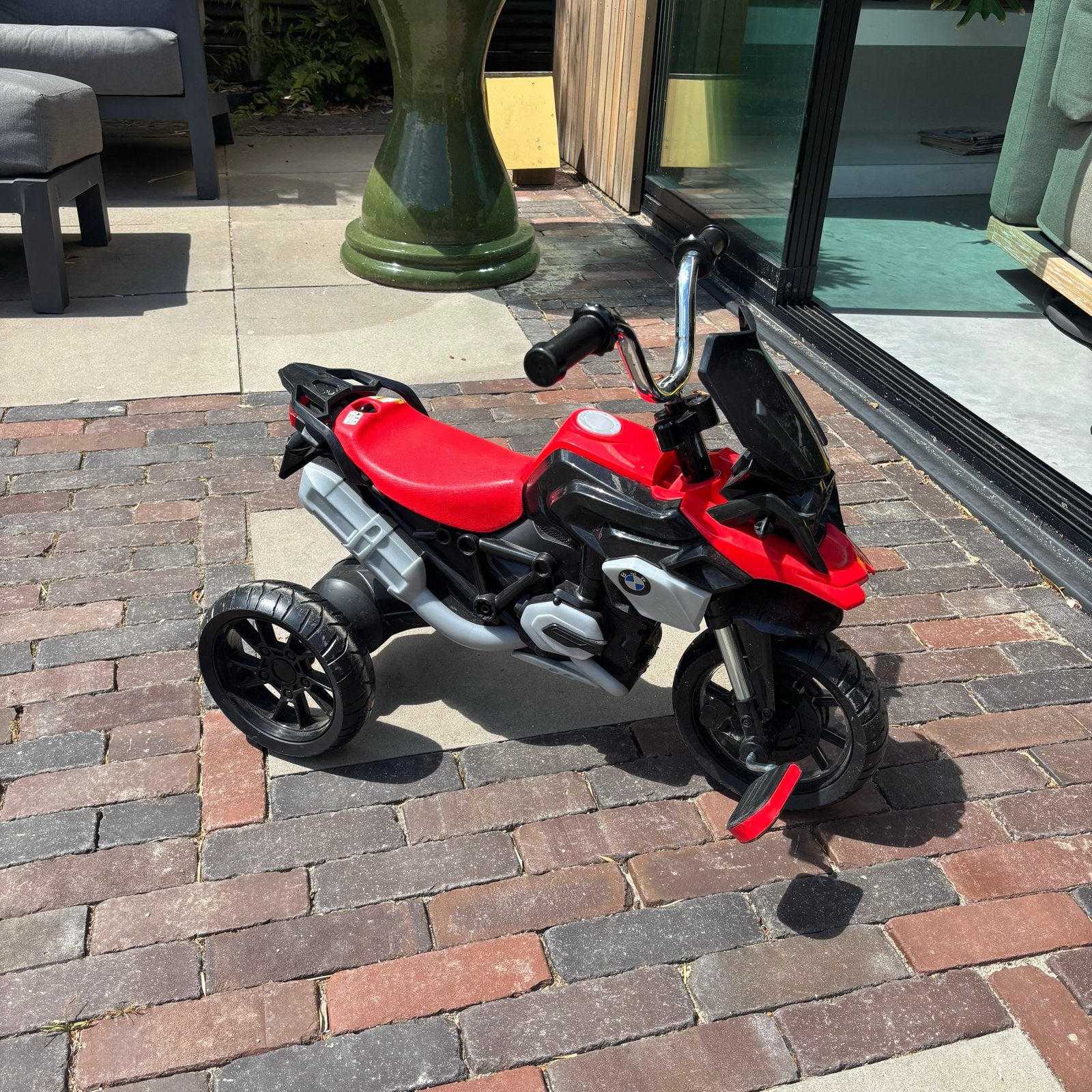 Rollplay BMW R1200 GS Motor Trike, Ophalen, Zo goed als nieuw