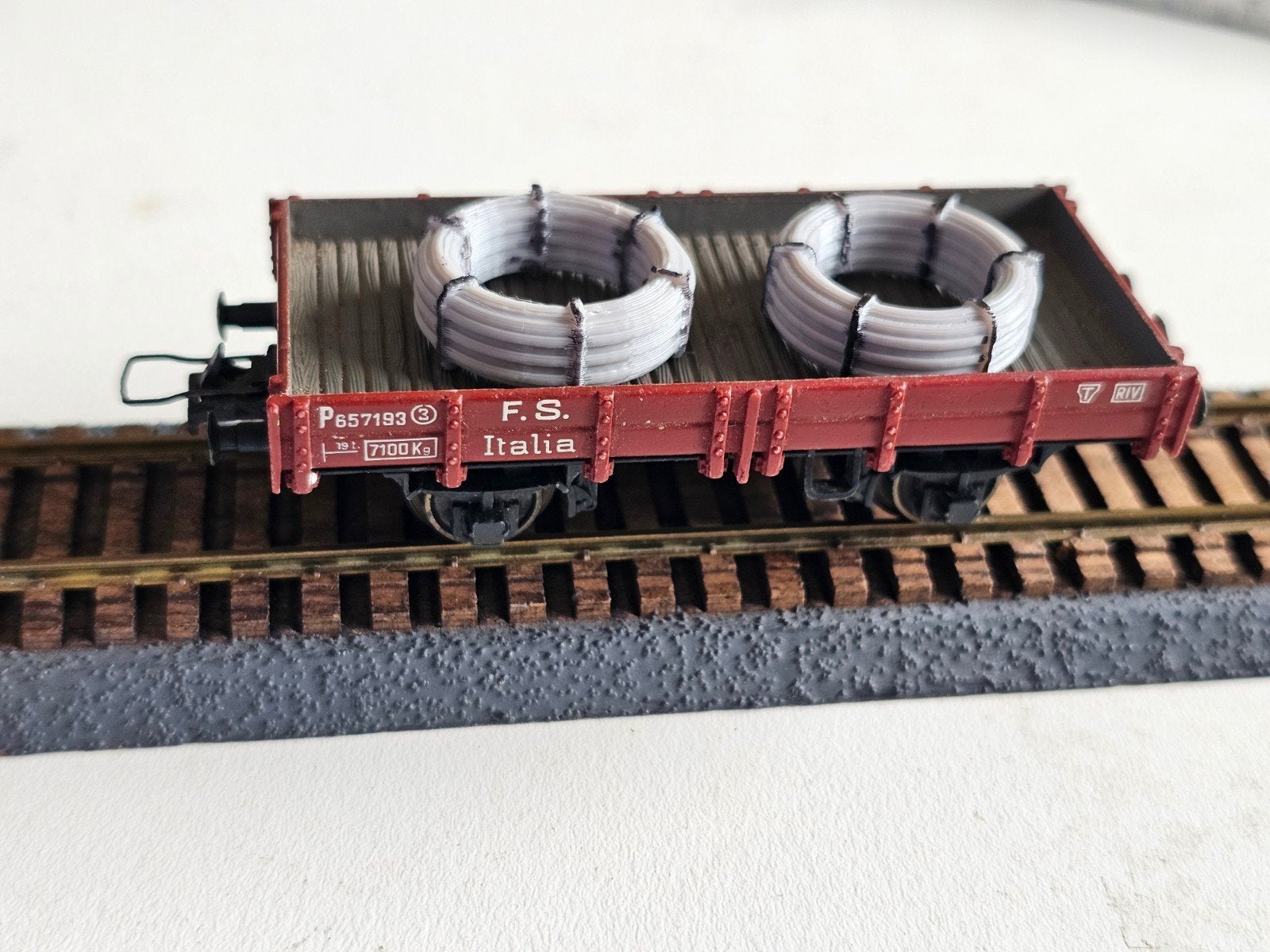 2x Nieuwe kabelrollen voor modeltrein HO, Hobby en Vrije tijd, Ophalen of Verzenden, Nieuw