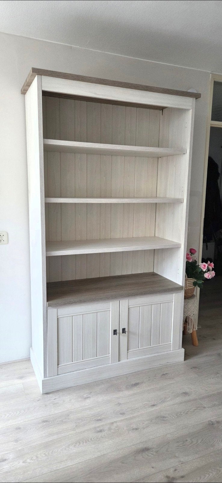Yumali/Silvares boekenkast, Ophalen, Met deur(en), 100 tot 150 cm, 200 cm of meer