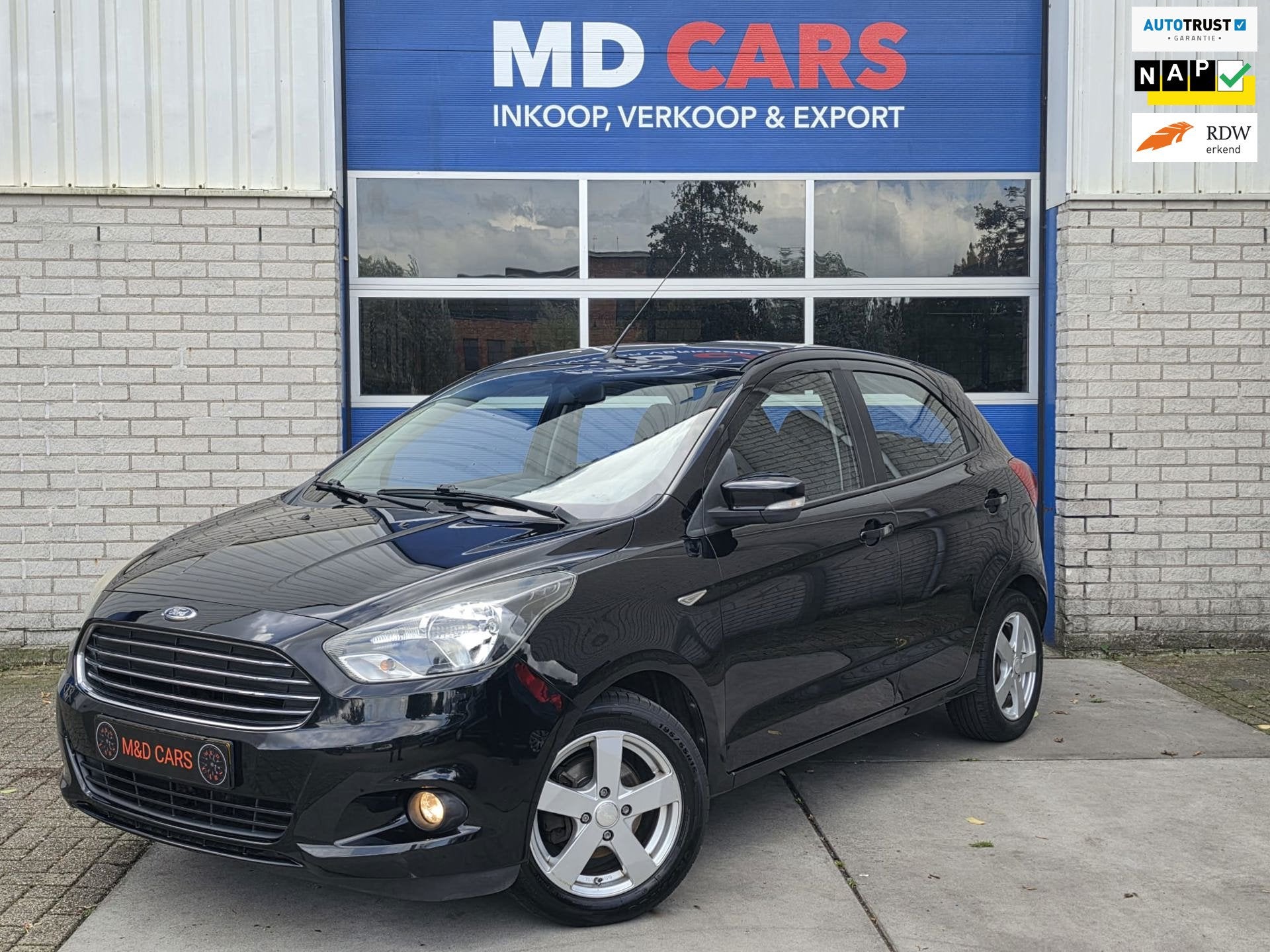 Ford Ka+ 1.2 Trend Ultimate AIRCO/NAP/CR CONTROL/BLEUTOOTH, Auto's, Dealer onderhouden, 4 cilinders, Ka, 1198 cc