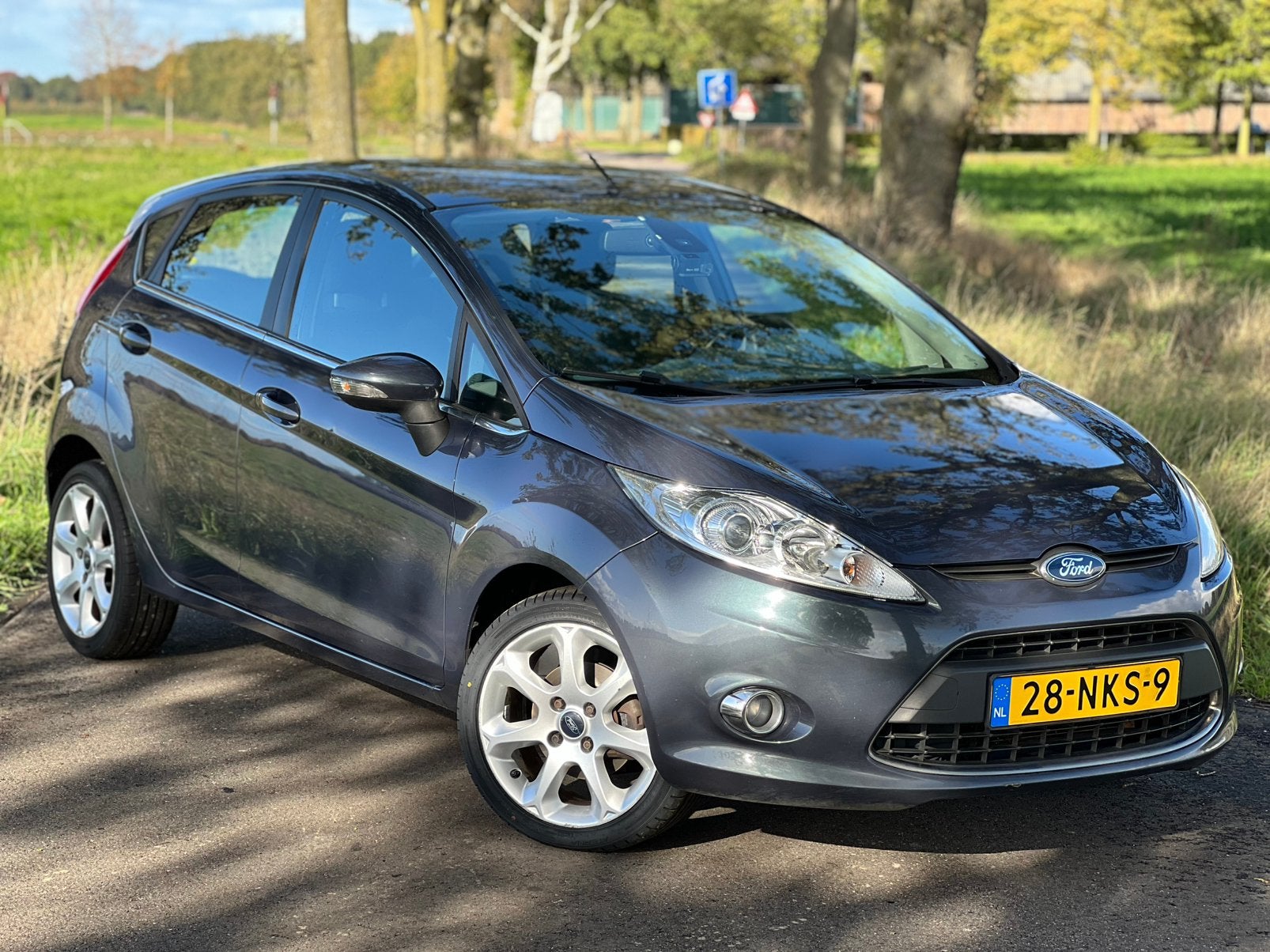 Ford Fiësta 1.6 | 5Drs | Airco | Cruise | Nwe APK |, Voorwielaandrijving, 1596 cc, Stof, 40 €/maand