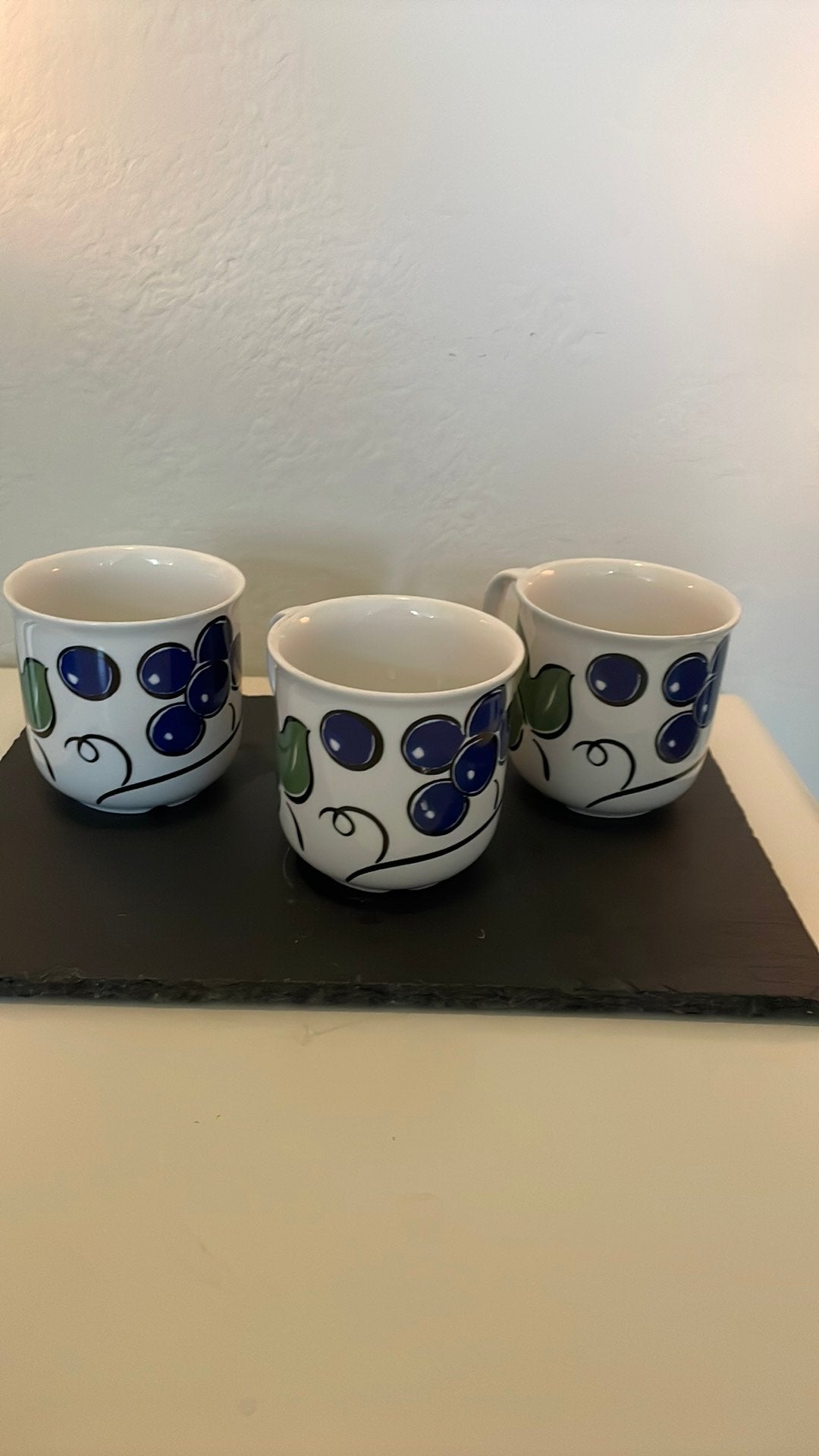 3 Rörstrand Eden / Pomona kopjes vintage Scandinavisch, Huis en Inrichting, Ophalen of Verzenden, Zo goed als nieuw, Overige stijlen