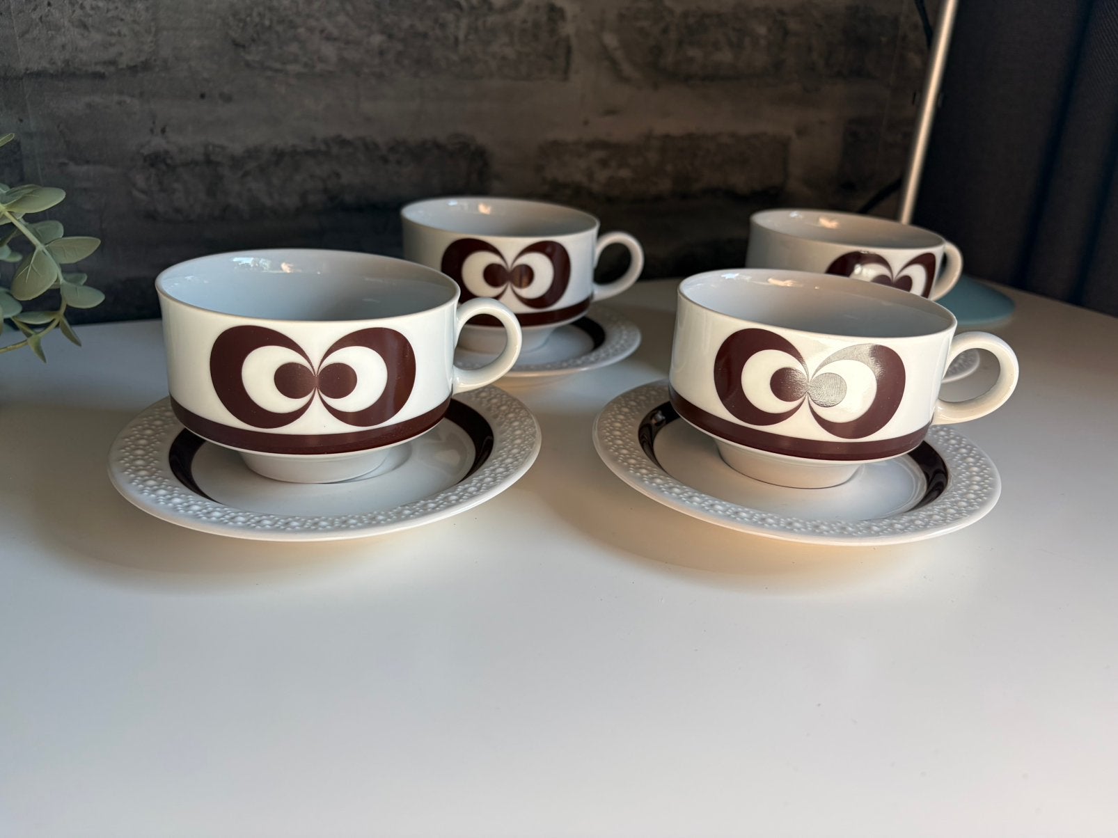 Vintage Scherzer Bavaria Soepkommen Met Schotels Jaren 70, Huis en Inrichting, Overige merken, Vintage, Ophalen of Verzenden, Zo goed als nieuw