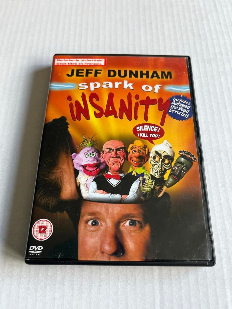 Jeff Dunham: Spark of Insanity DVD - Komedie, Vanaf 12 jaar, Ophalen of Verzenden, Gebruikt, Overige genres