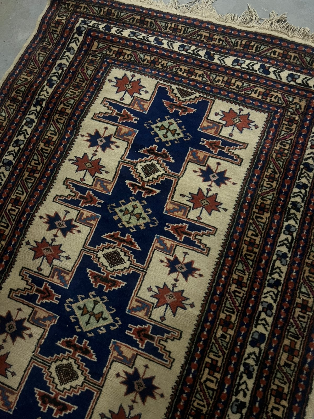 Turkse Kelim, Huis en Inrichting, Ophalen, Gebruikt, 100 tot 150 cm, Blauw