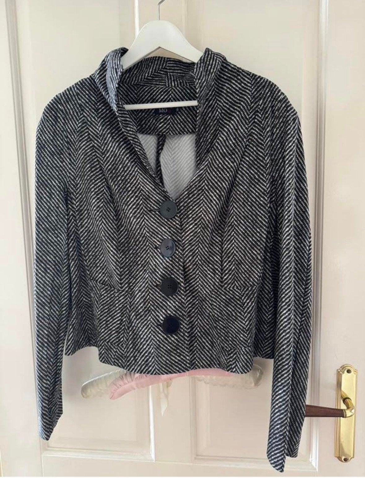 Moq jasje 46, Kleding | Dames, Ophalen of Verzenden, Zo goed als nieuw, Maat 46/48 (XL) of groter, Zwart