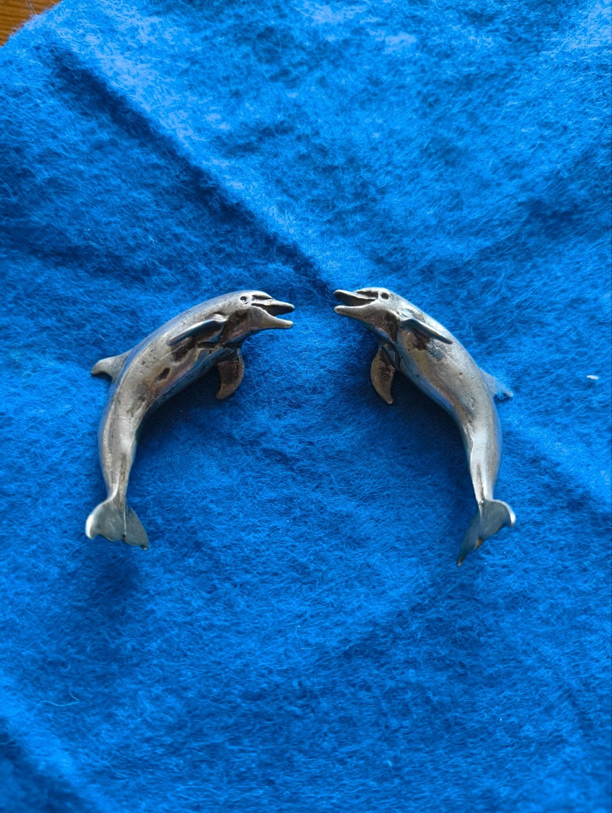 zilver dolfijnen, Ophalen of Verzenden, Zo goed als nieuw, Dier