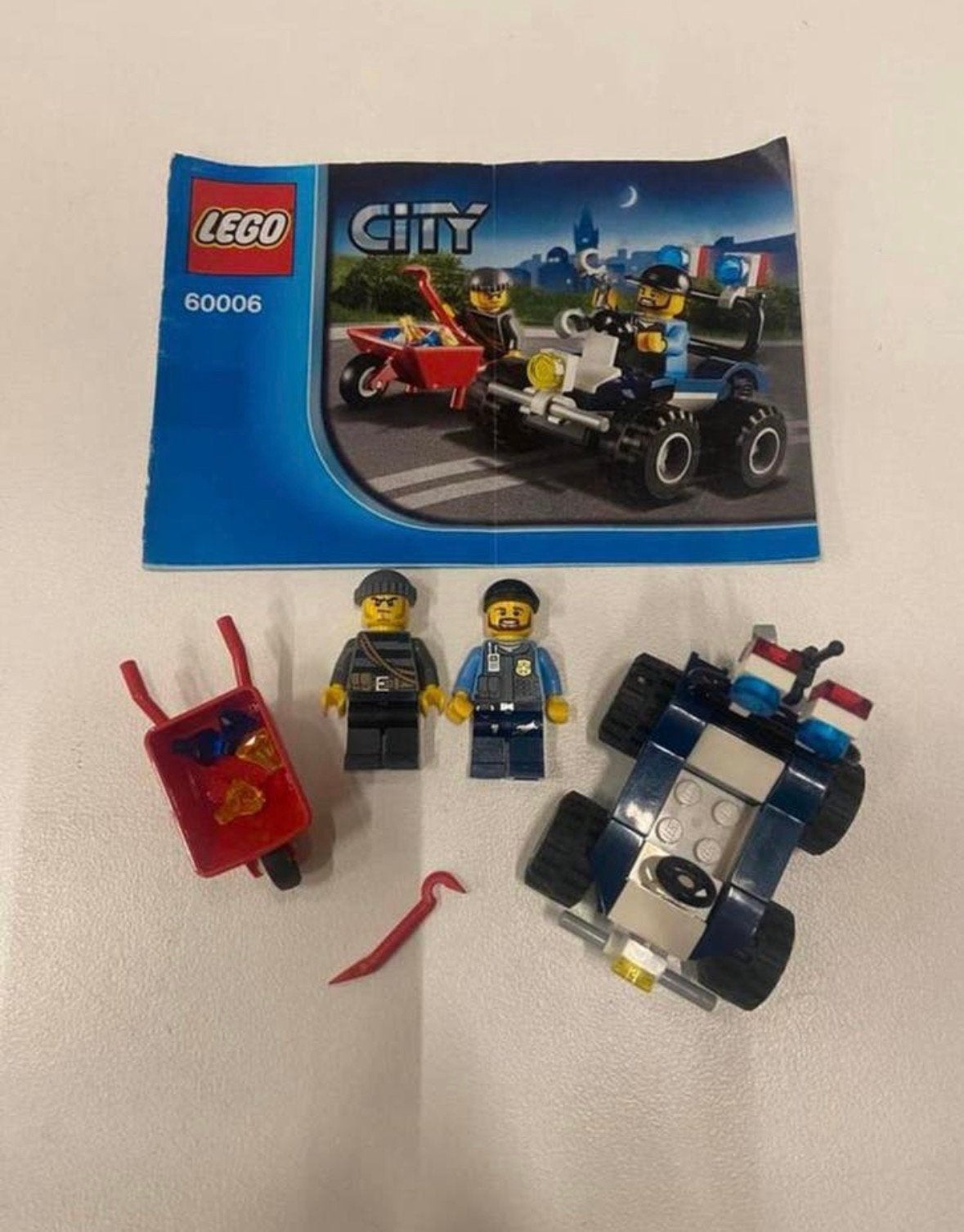 Lego City 60006 Politie quad, City, Lego, Ophalen of Verzenden, Complete set