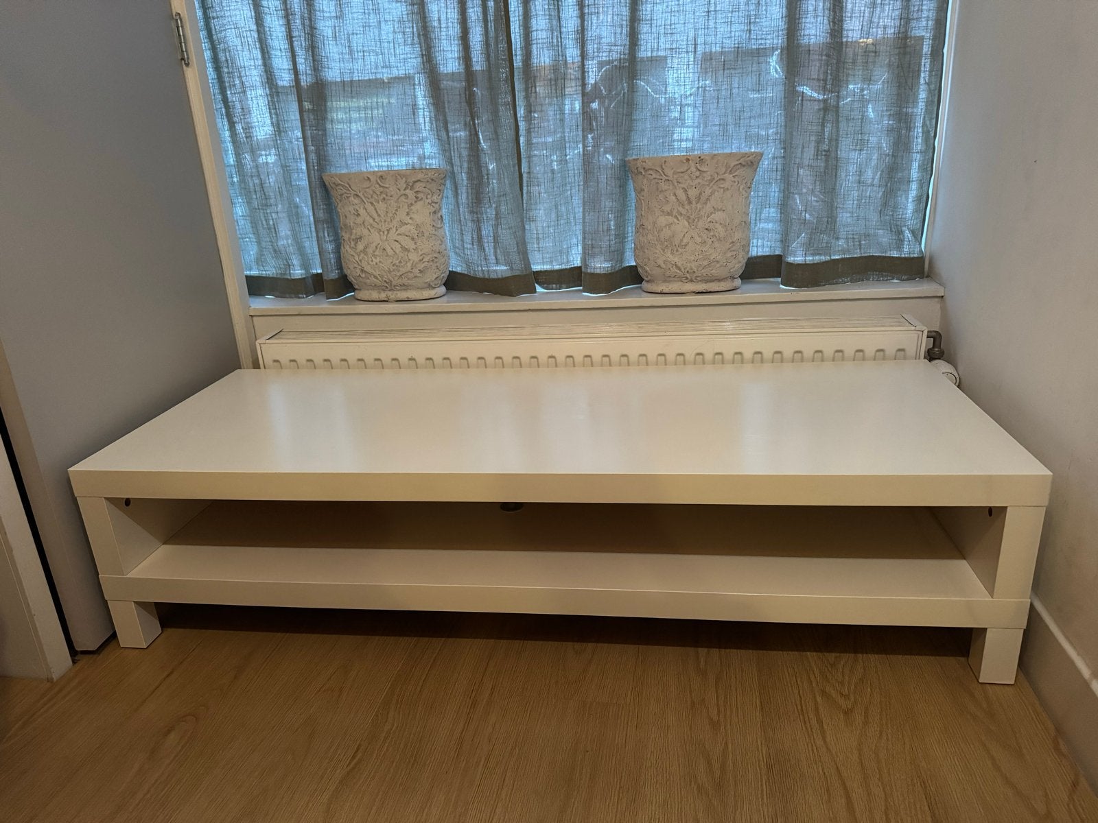 IKEA LACK TV-meubel wit 149x55x35 cm, Huis en Inrichting, Ophalen, Gebruikt, 100 tot 150 cm, Minder dan 100 cm