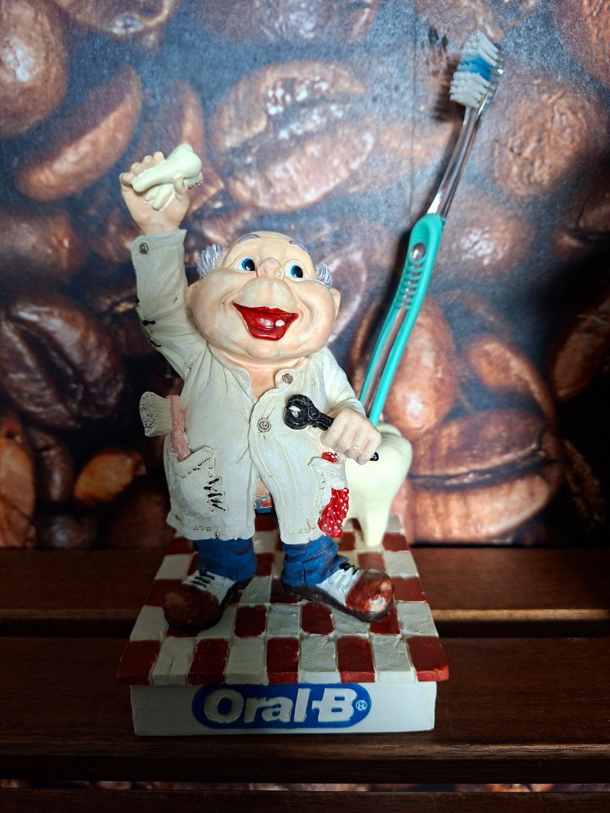 Laaf tandarts beeldje Oral-B 20cm hoog, Verzamelen, Ophalen of Verzenden, Gebruikt, Laaf