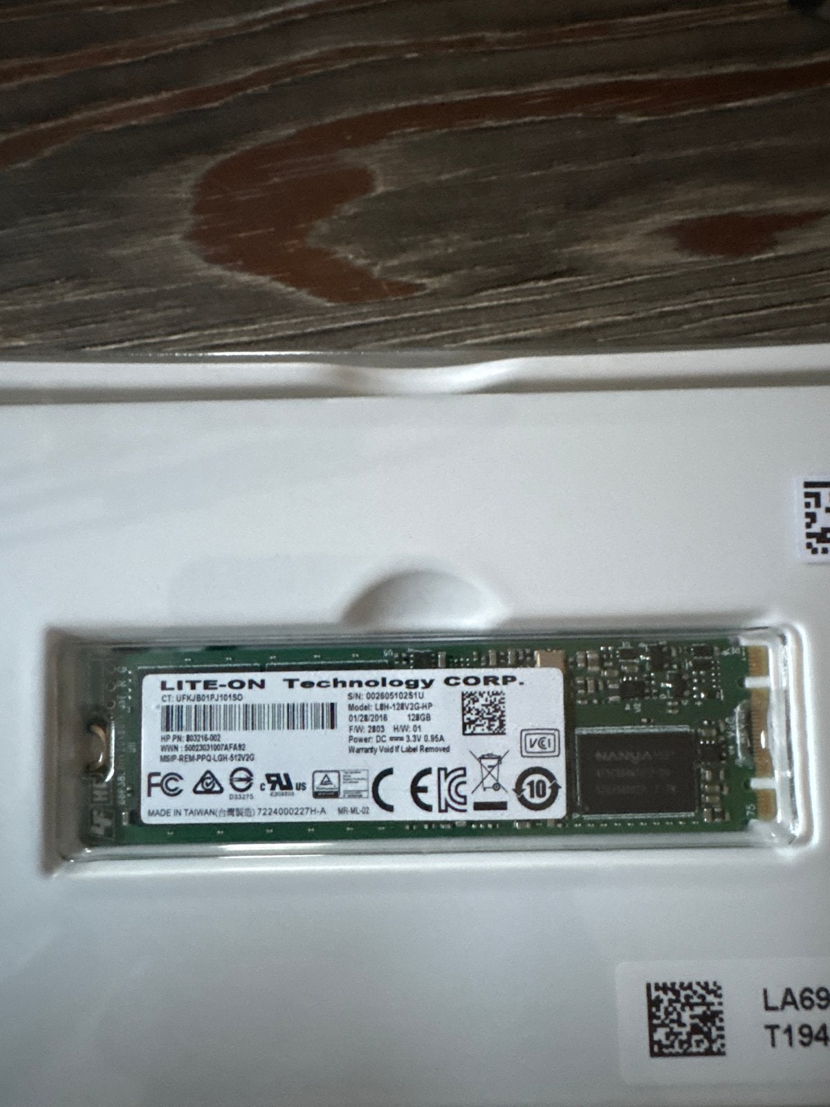 Lite-On 128GB M.2 SATA SSD - Compacte en Betrouwbare Opslag, Intern, Gebruikt, Ophalen of Verzenden, Laptop