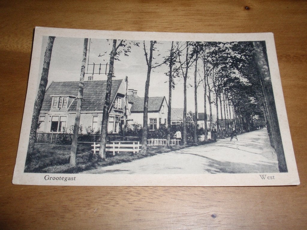 Grootegast West, Verzamelen, Ansichtkaarten | Nederland, Verzenden, Voor 1920, Ongelopen, Groningen