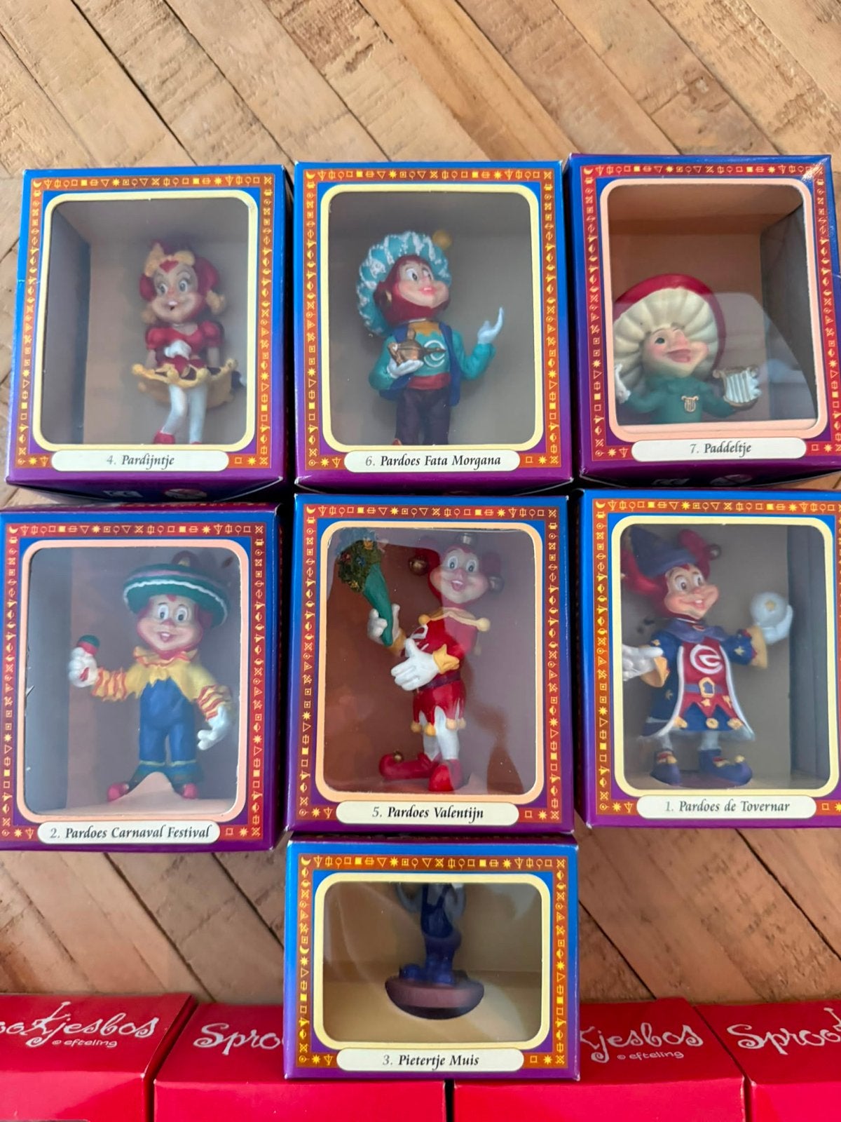 Efteling beeldjes collectie: Pardoes, Pardijntje, Paddeltje, Ophalen, Nieuw