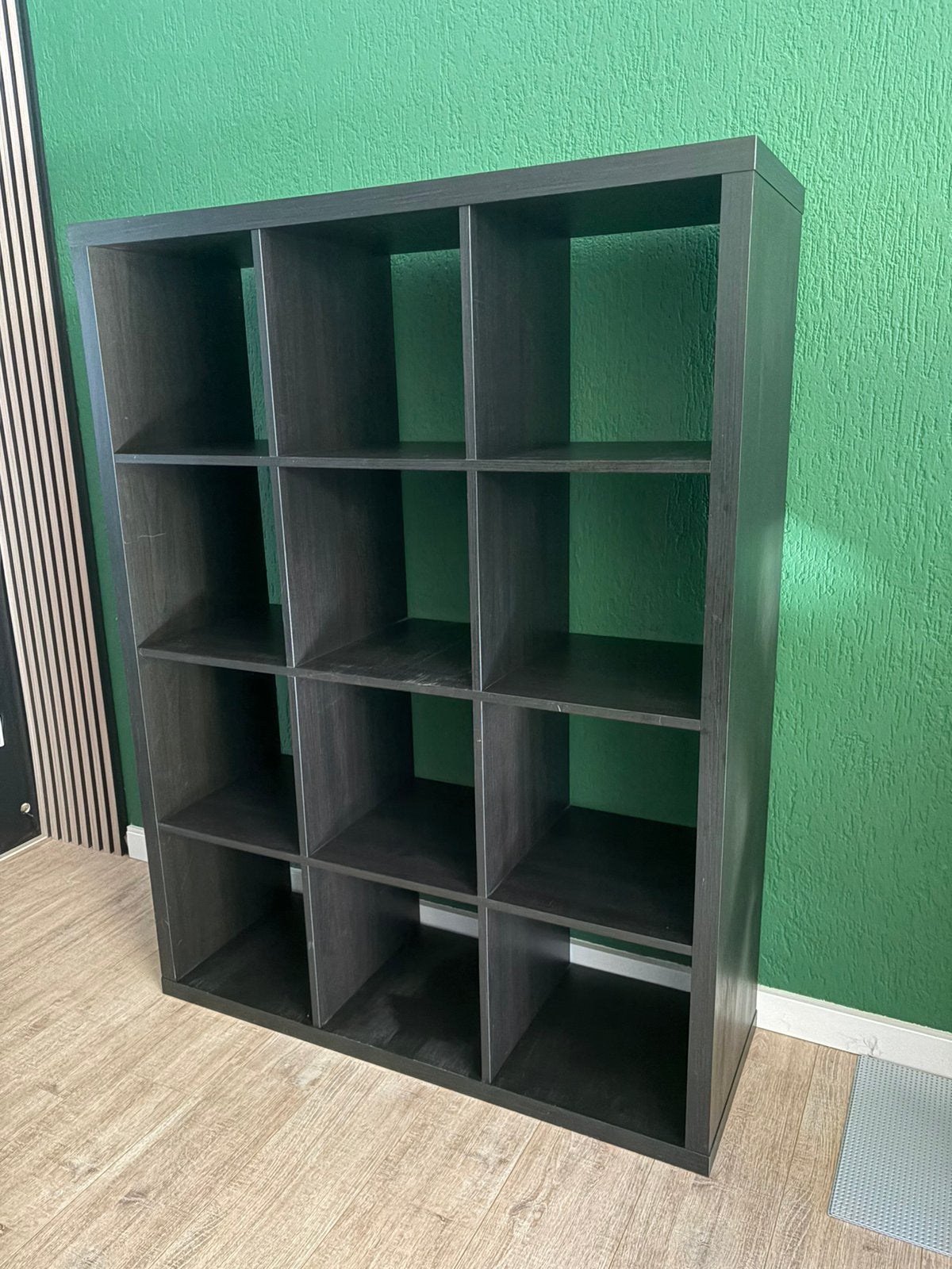 12 vakken Kallax kast met 6 insteek bakken TE KOOP, Huis en Inrichting, Ophalen, Gebruikt, 100 tot 150 cm, Kallax ikea kast