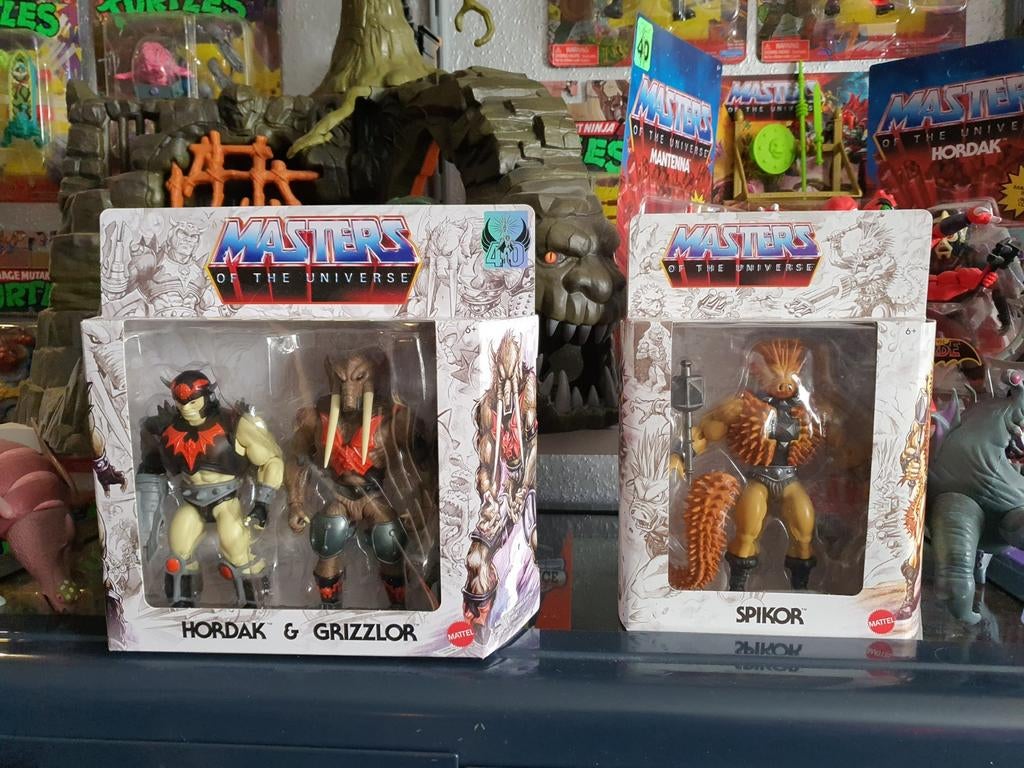 Hordak & Grizzlor + Spikor Sketchbook Series Motu Origins, Verzamelen, Poppetjes en Figuurtjes, Ophalen of Verzenden, Nieuw