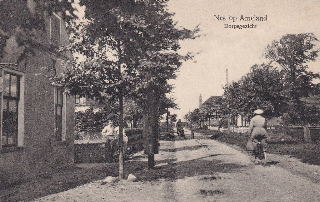 Nes, Ameland., Verzenden, Voor 1920, Gelopen, Waddeneilanden