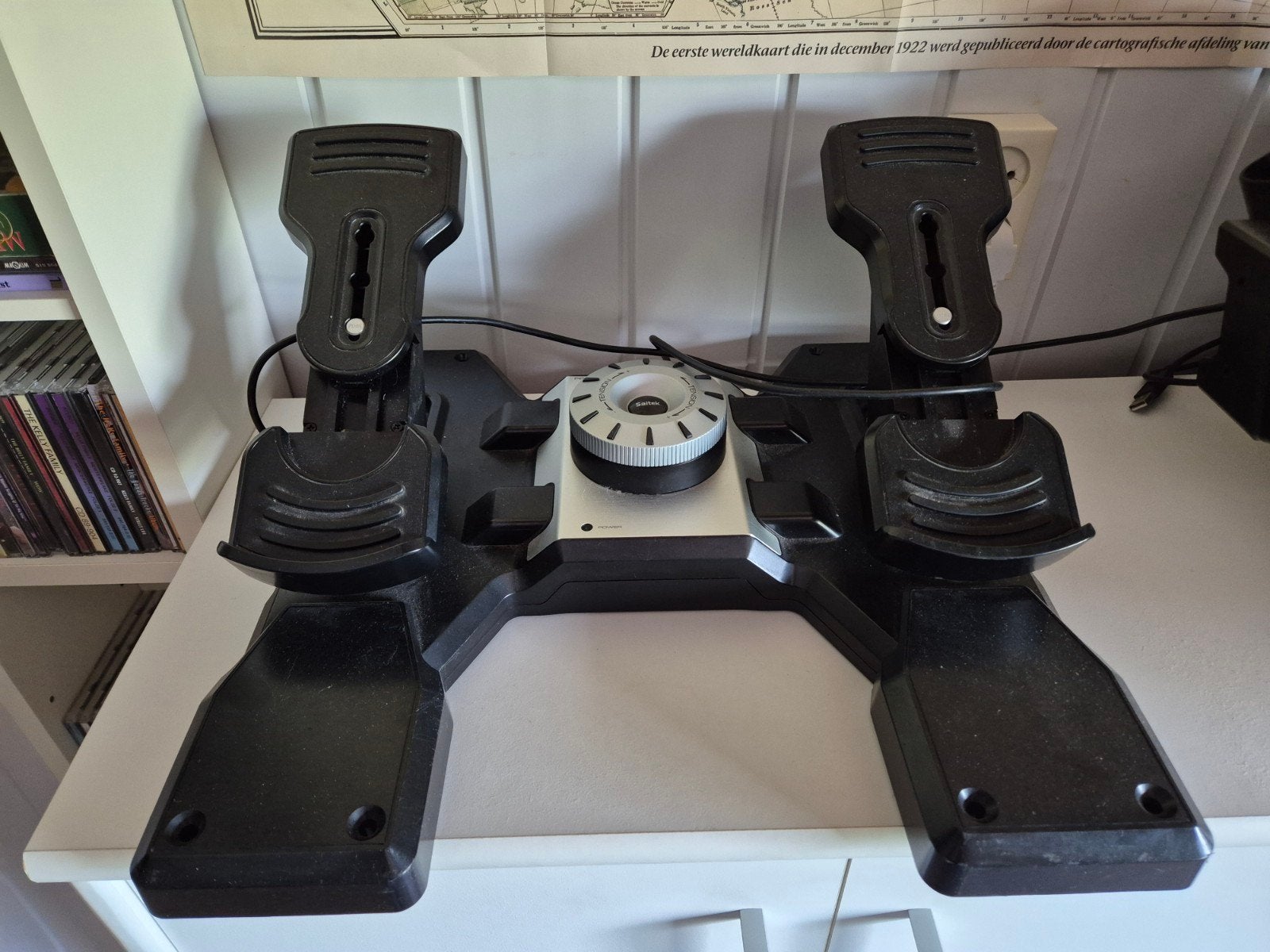 Complete Saitek/Logitech Flight Simulator Set, Ophalen, 1 speler, Zo goed als nieuw, Vanaf 12 jaar