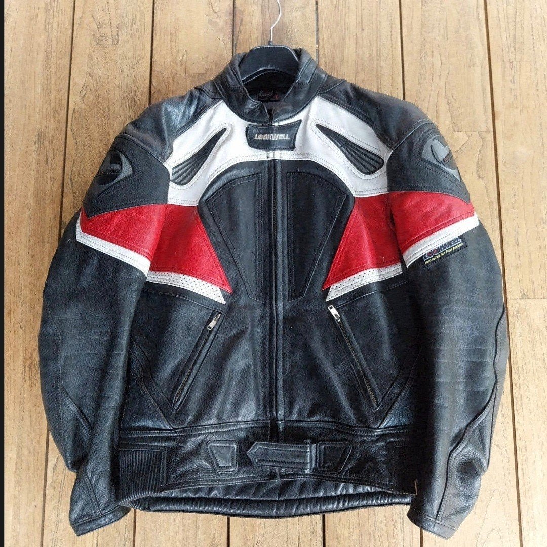 mooie lookwell leren motor jas, Motoren, Ophalen of Verzenden