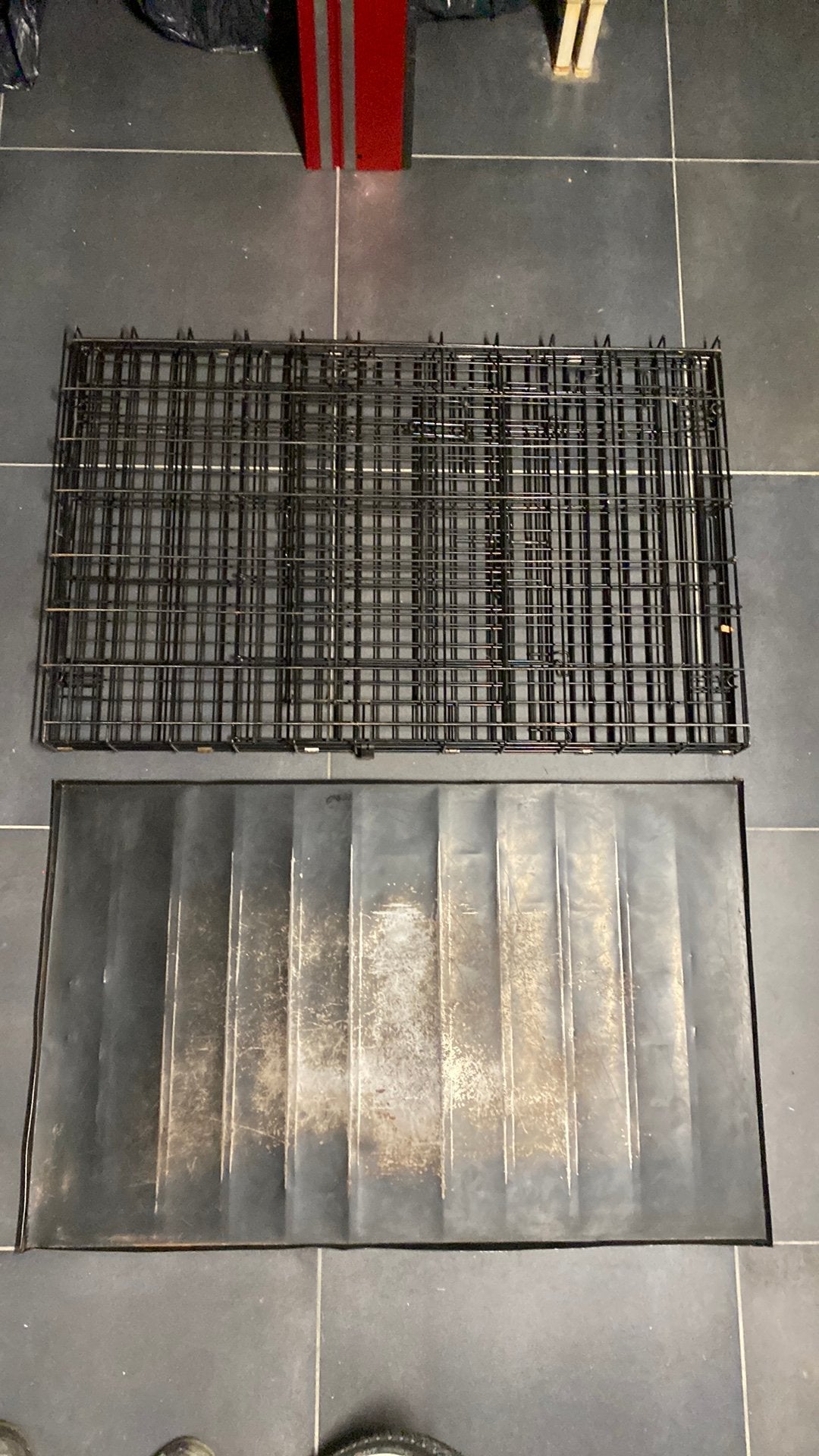 2-deurs hondenbench 107x70x70 cm, Dieren en Toebehoren, Ophalen, Gebruikt