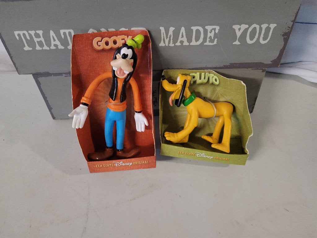disney nieuw goofy en pluto, Ophalen of Verzenden, Overige figuren, Nieuw, Beeldje of Figuurtje