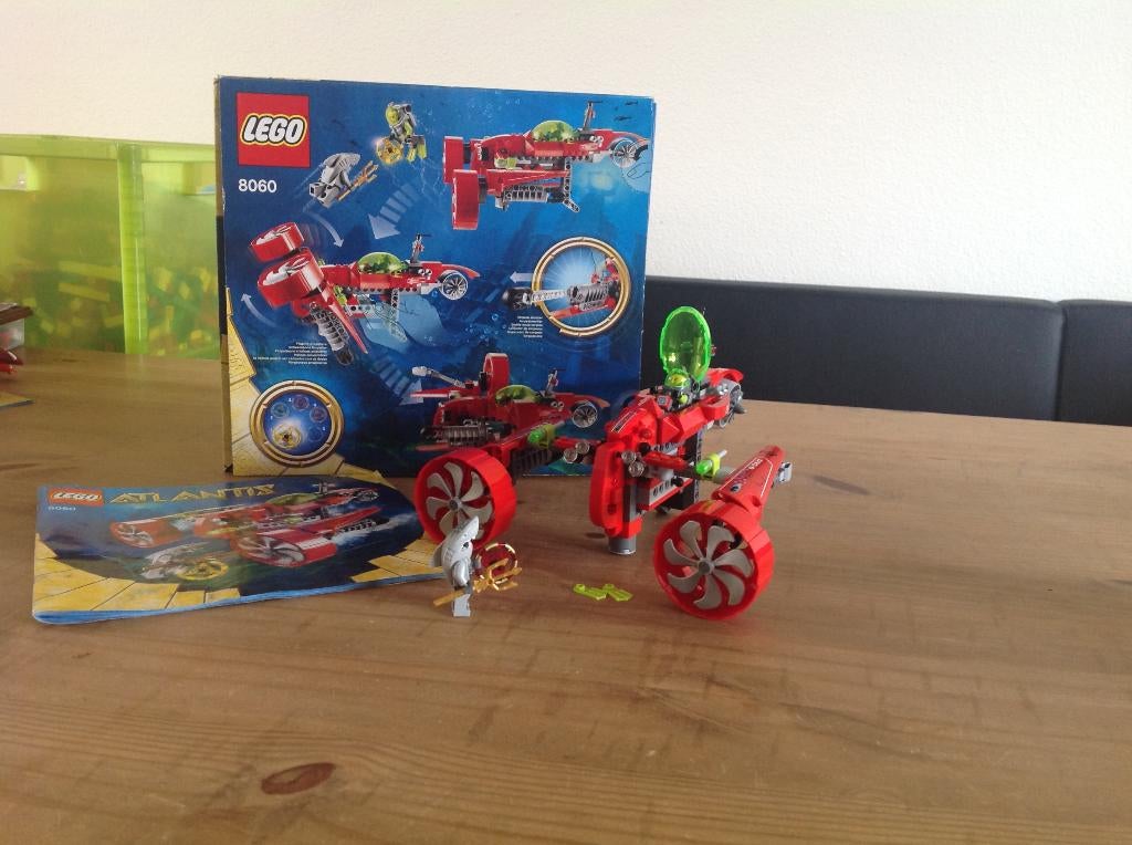 Te koop Lego onderzeeër Atlantis, Ophalen of Verzenden, Zo goed als nieuw, Complete set, Lego