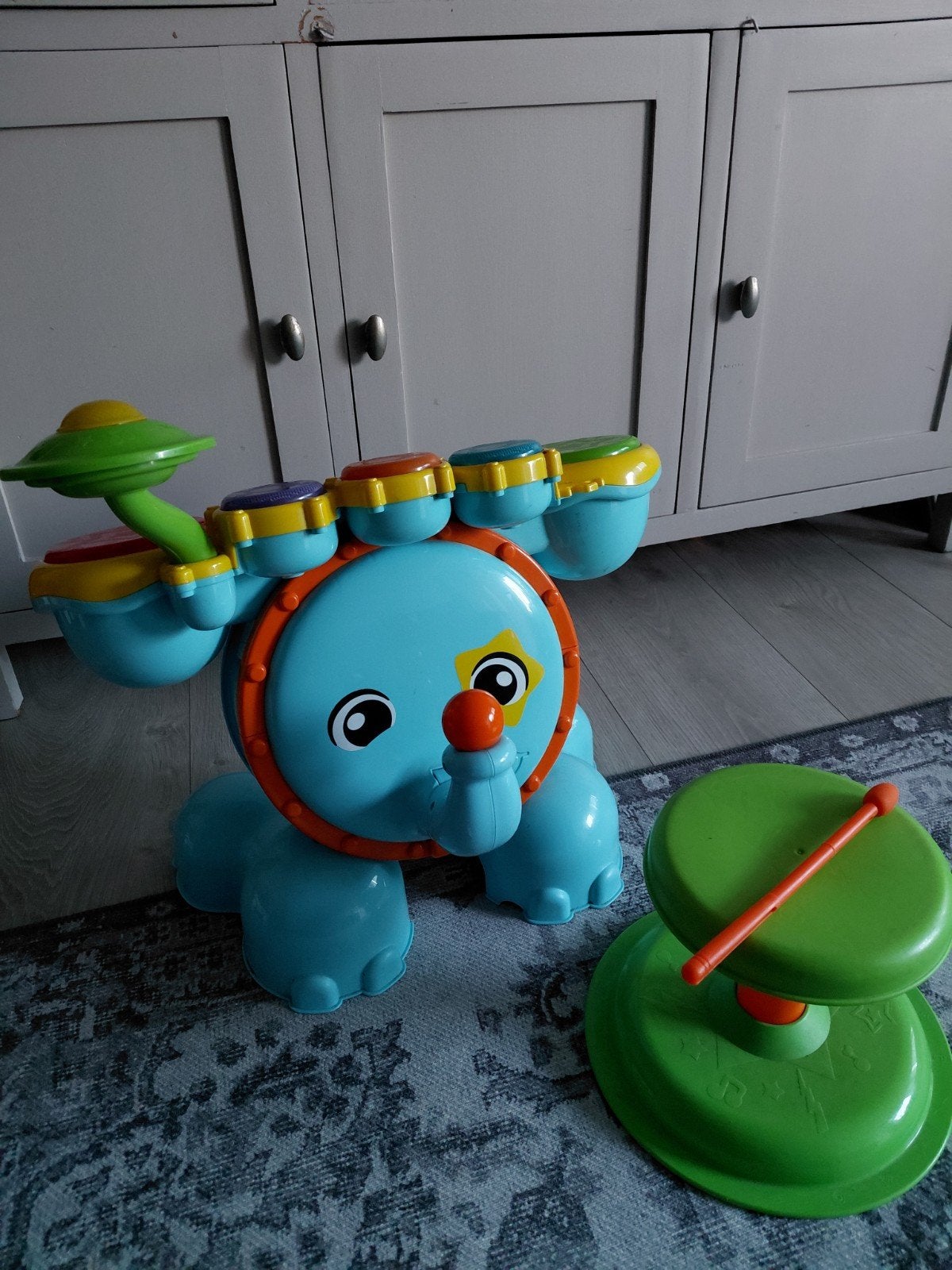 VTech Baby Muziek Olifant Drumstel Speelgoed, Ophalen, Gebruikt, Overige typen, Met licht