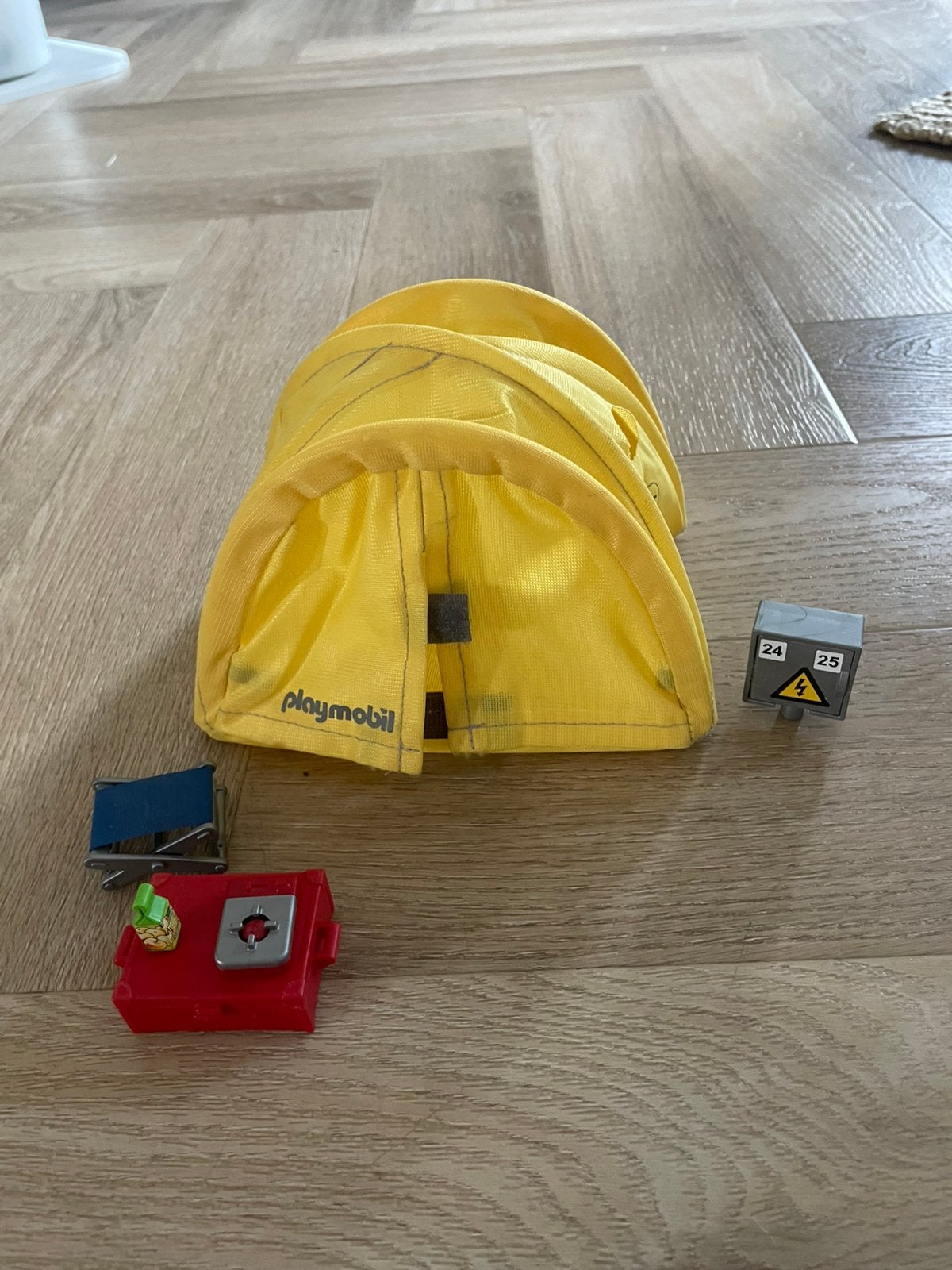 Camping kleine set playmobil, Ophalen of Verzenden, Zo goed als nieuw