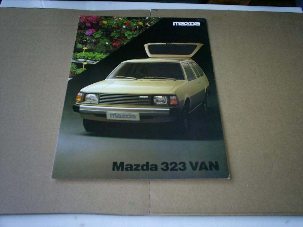Mazda 323 Van 1980 4 pag., Verzenden, Zo goed als nieuw, Mazda