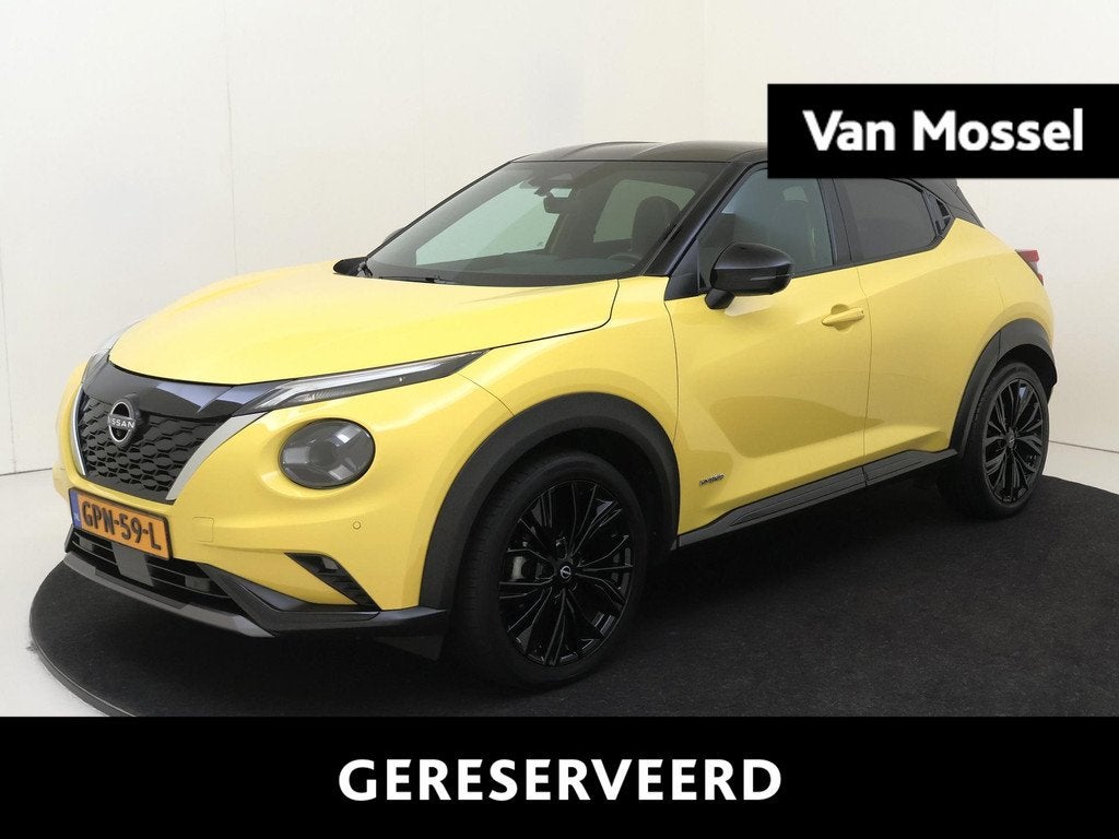 Nissan Juke 1.6 Hybrid N-Sport | Full options TEch pakket co, Auto's, Nissan, Stof, Gebruikt, Bedrijf, Hybride Elektrisch/Benzine