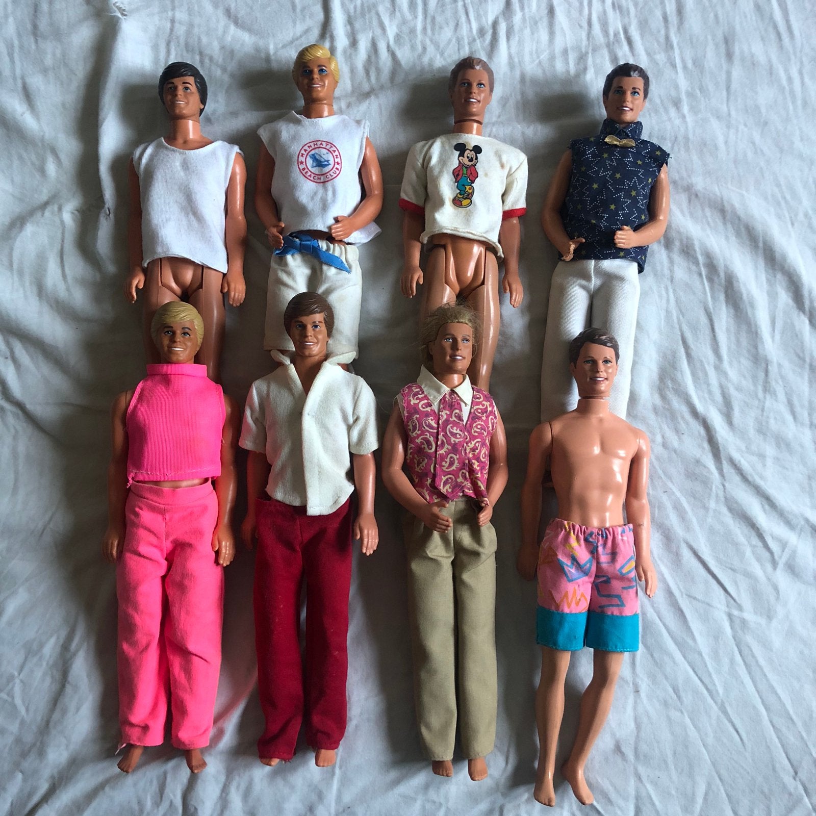 Verzameling vintage Ken poppen Mattel, Verzamelen, Ophalen of Verzenden, Gebruikt, Pop