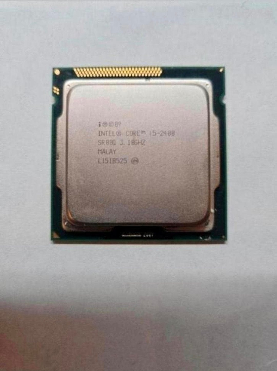 INTEL CORE i5-2400 SR8BQ 3.10GHZ Malay CPU Processor S1155, Computers en Software, Processors, Ophalen of Verzenden, Zo goed als nieuw